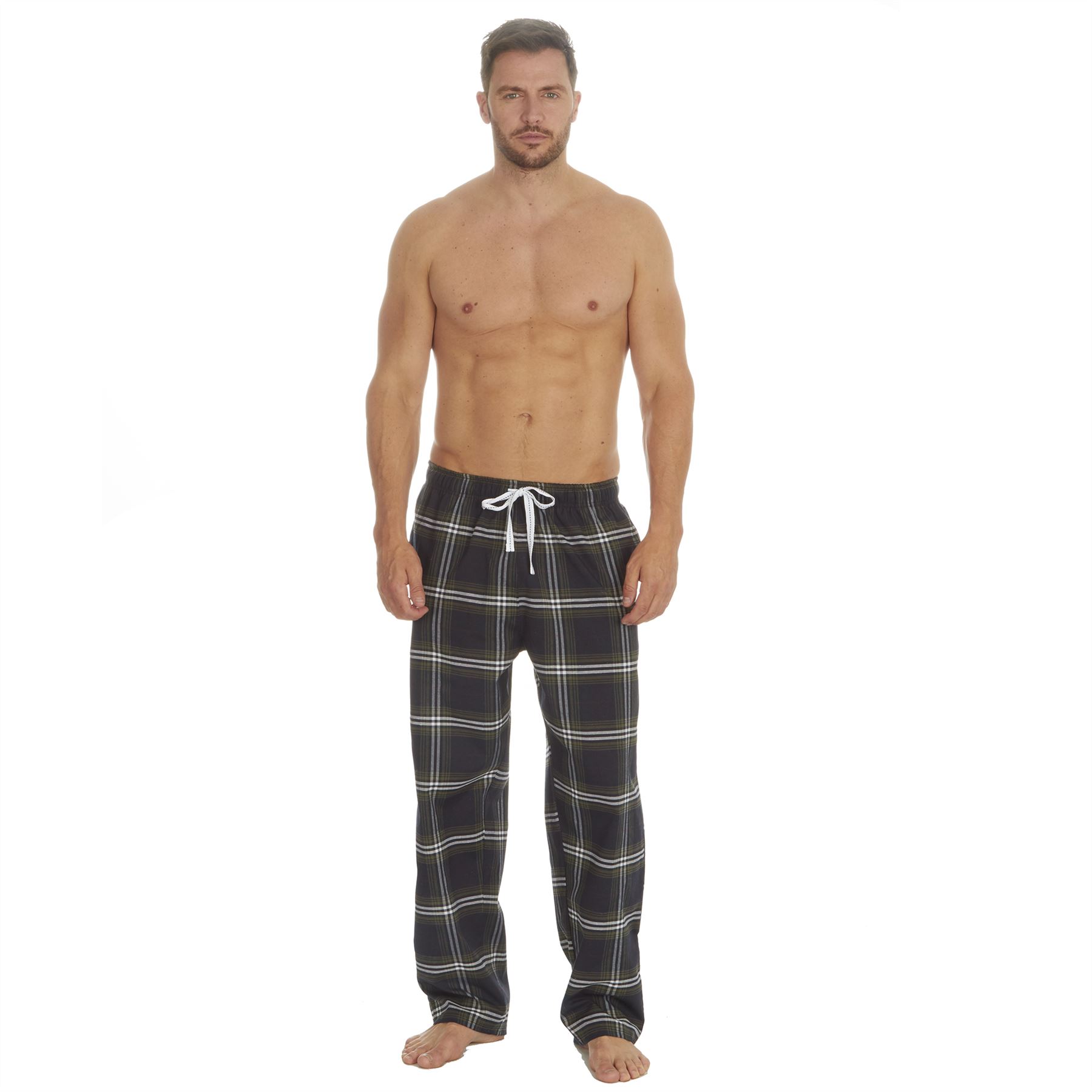 Woven Lounge Pants Mens Lightweight Woven Pyjama Bottoms PJs Nightwear - Picture 31 of 39