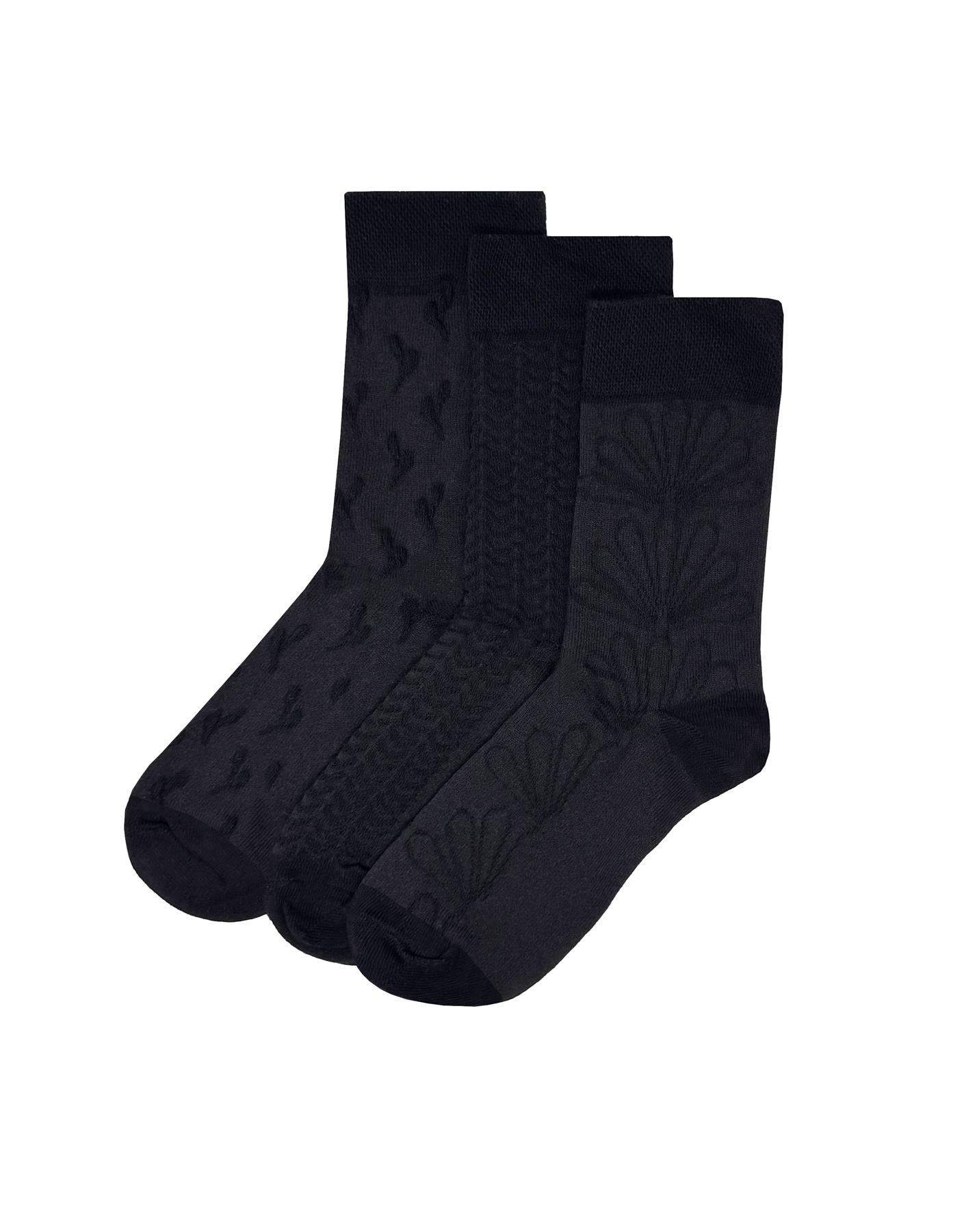 Flexitop Ladies Socks 3 Pairs U.K. Size 4-7 - Picture 24 of 28