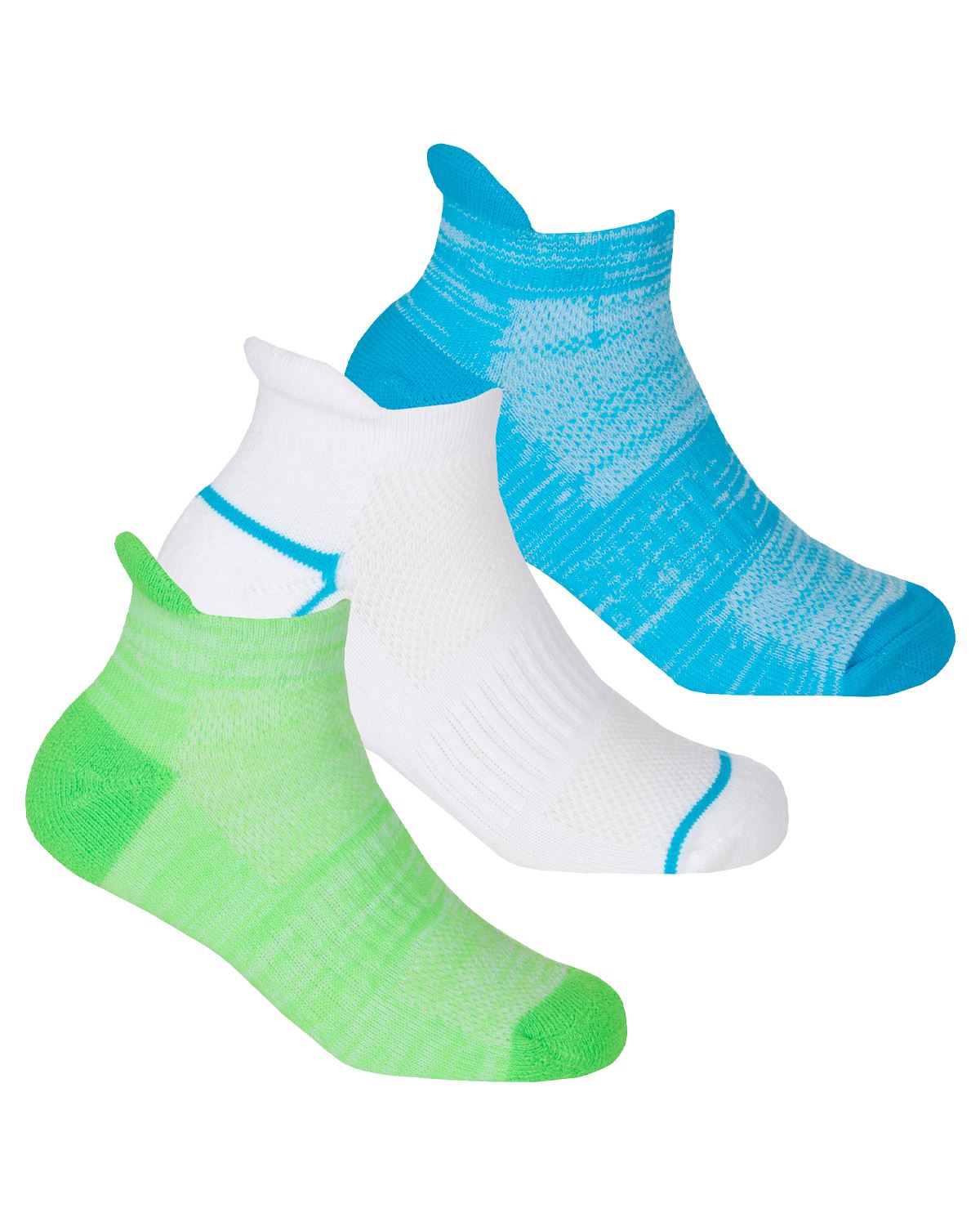 Kids Trainer Socks Boys Girls Active Breathable Sport Liner Sock 6 or 12 Pairs - Picture 30 of 31