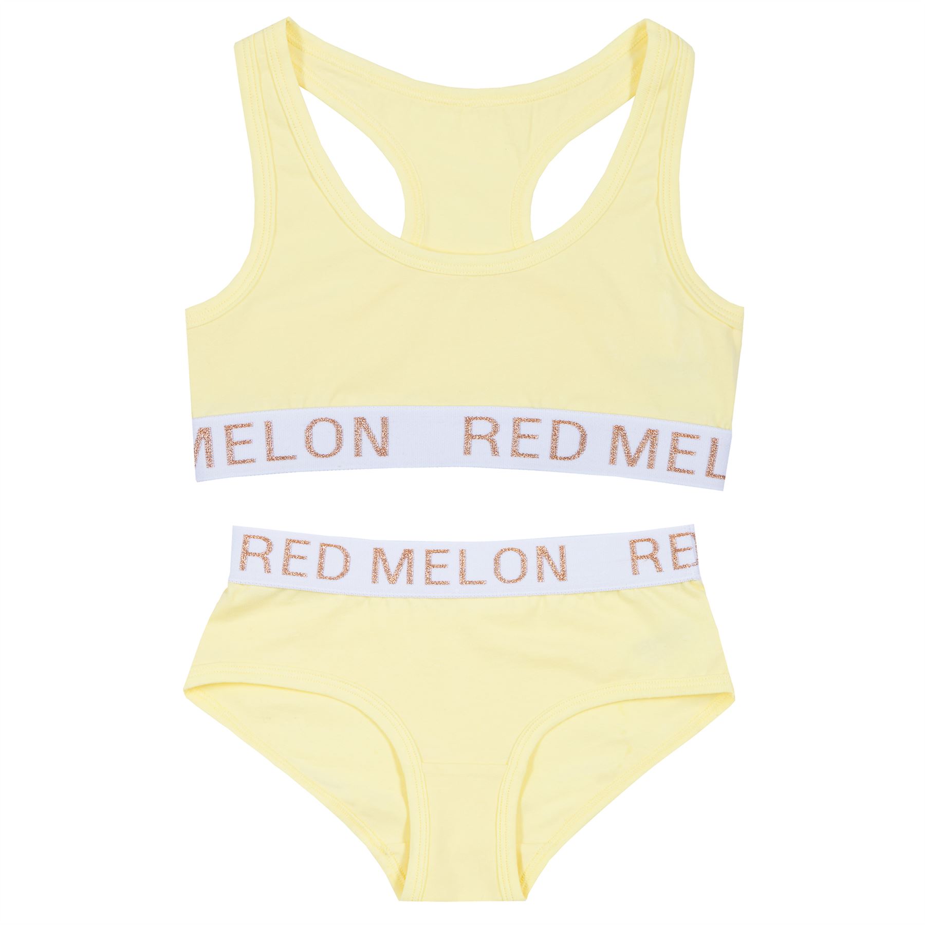 Crop Top Set Girls Underwear Racerback Crop Top Knickers Brief Starter Bra - Picture 26 of 28