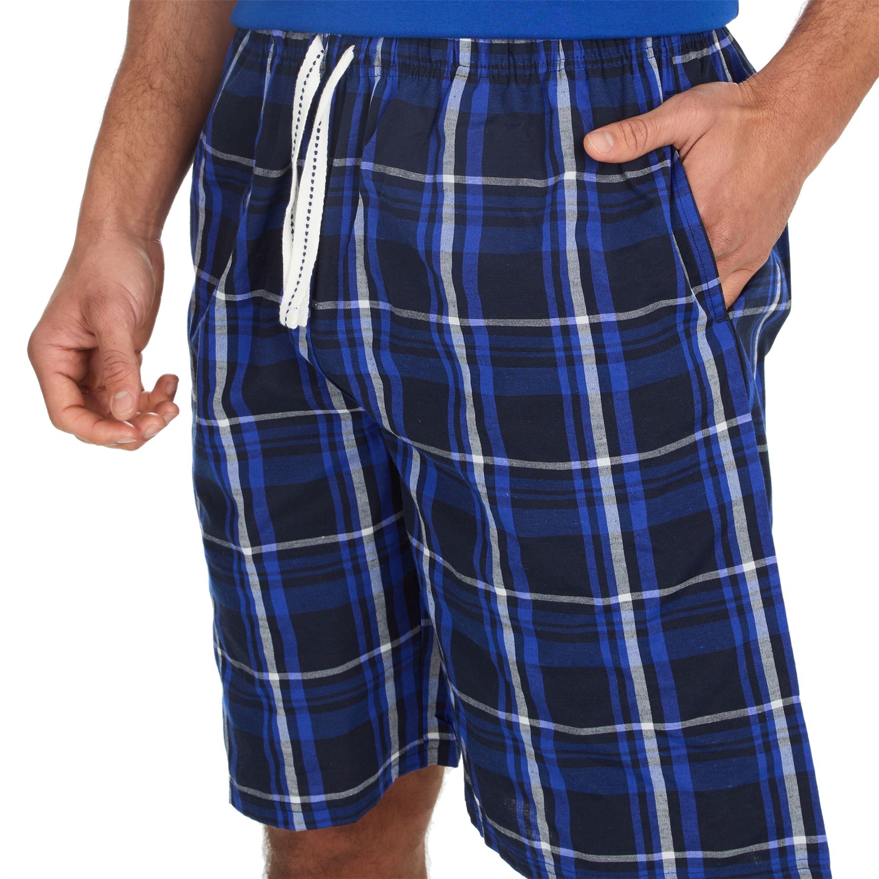 Mens Short Pyjamas Jersey Cotton Short Sleeve Pyjama Set Loose Nightwear PJs - Picture 41 of 46