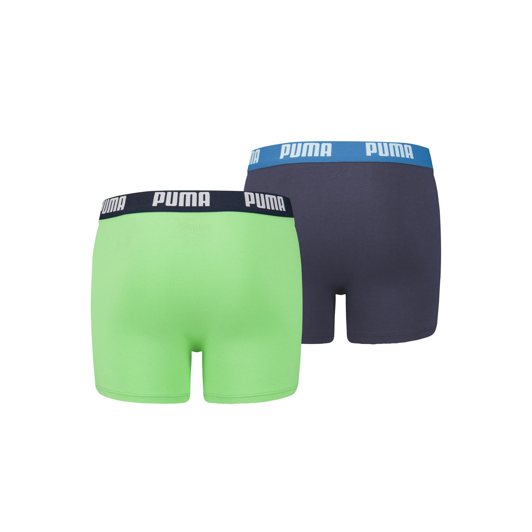 PUMA Boys Boxers Kids Cotton Stretch Plain Boxer Short Briefs Underwear 2 Pairs - Picture 7 of 10