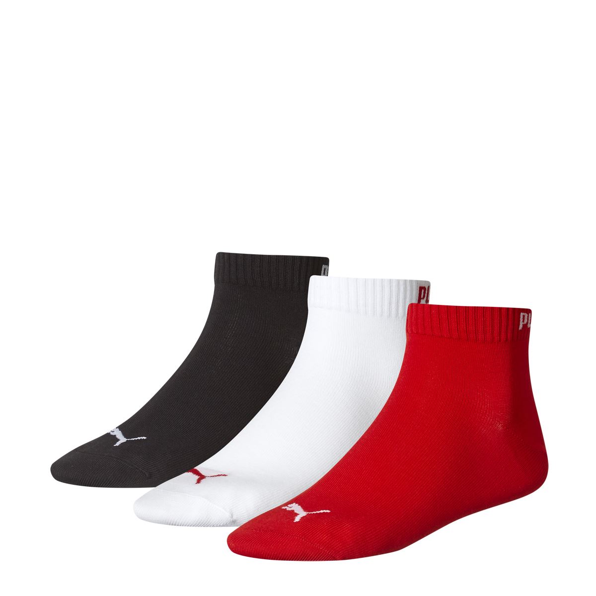 3 Pairs Mens Ladies Adult Unisex Puma Quarter Ankle Trainer Sport Socks