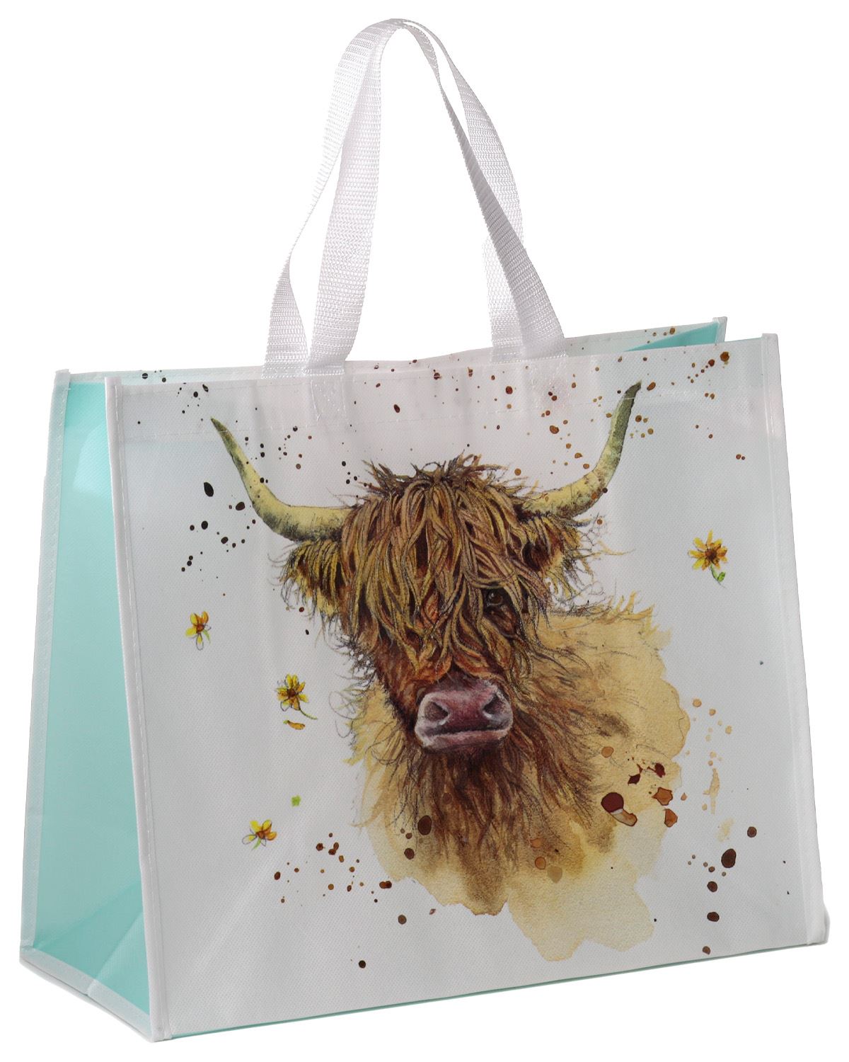Puckator Reusable Shopping Bag Highland Cow Bag Tote Shop
