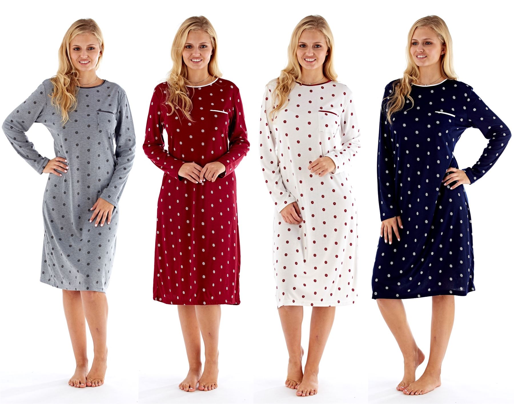 long sleeve nightdress