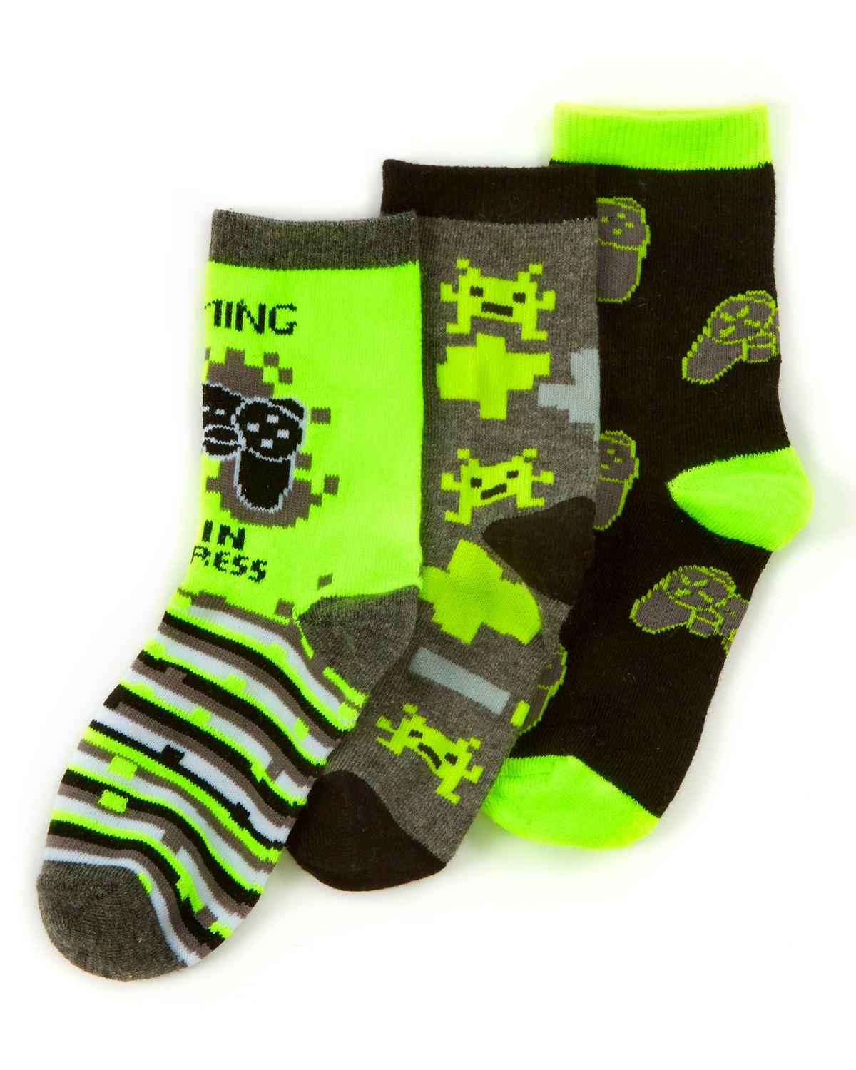 Kids Cotton Rich Socks Boys Girls Novelty Fun Everyday Ankle Sock (6 Pairs) - Picture 20 of 24