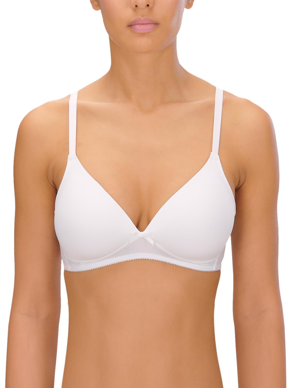 Naturana Reggiseno Donna In Cotone Morbido - Bianco, Taglia 105, Senza Cuciture In Coppa, Fascia Extra Larga - 4