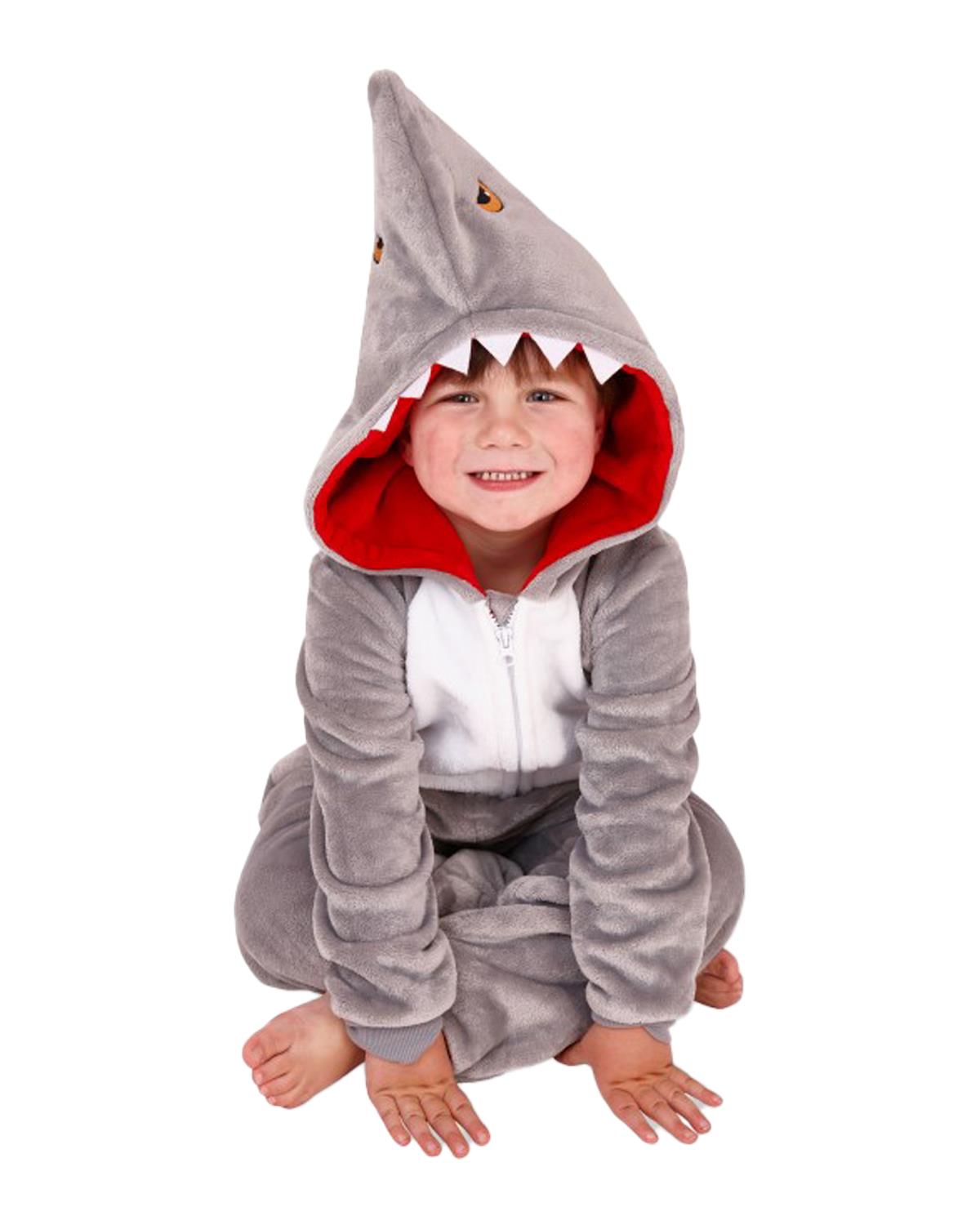 Kids Novelty Animal 1Onezie Soft Coral Fleece 3D All in One Sleepsuit with Hood - Picture 87 of 88