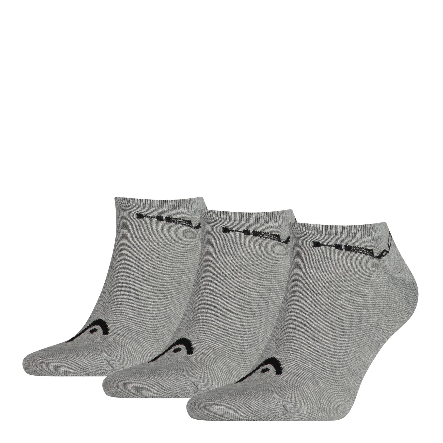 HEAD Unisex Entrenador Calcetines Hombres Mujeres Tenis Forro Tobillo Calcetín Deportivo (Paquete de 3) - Imagen 3 de 5