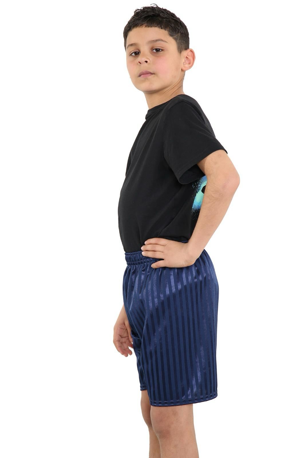 Soccer Shorts Kids Adults School PE Loose Fit Elasticated Active Gym Short - Picture 12 of 23