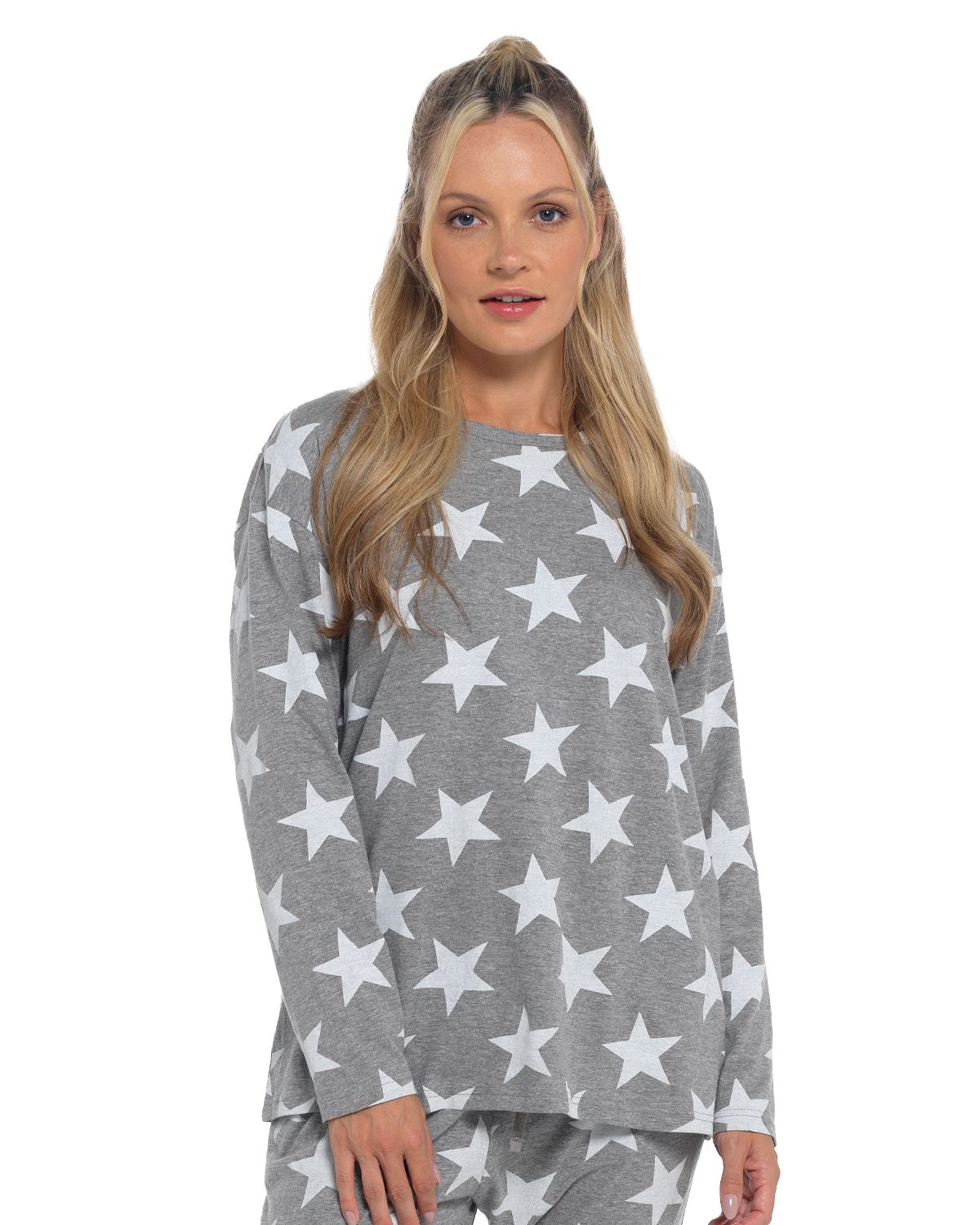 Long Jersey Pyjamas Ladies Soft Cotton Animal Print Pyjama Set Nightwear - Picture 16 of 35