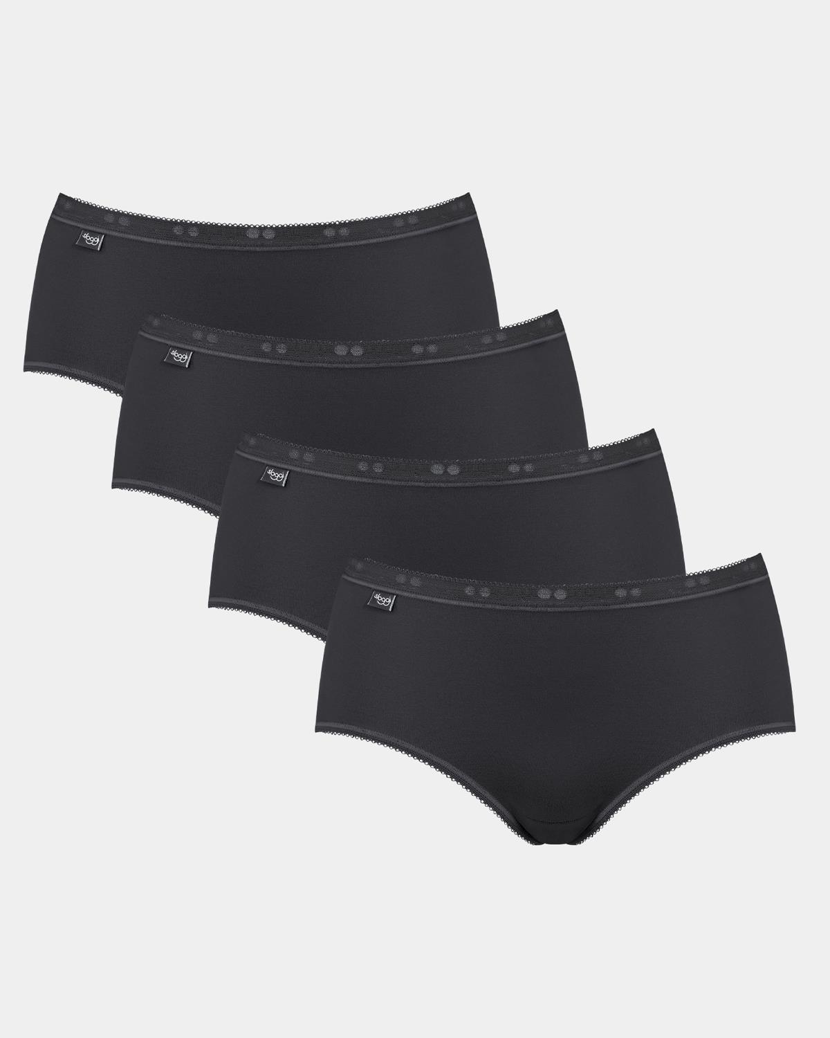 Sloggi Basic+ Midi Calzoncillo Damas Algodón Rico Bragas Ropa Interior (Paquete de 4) - Imagen 6 de 11