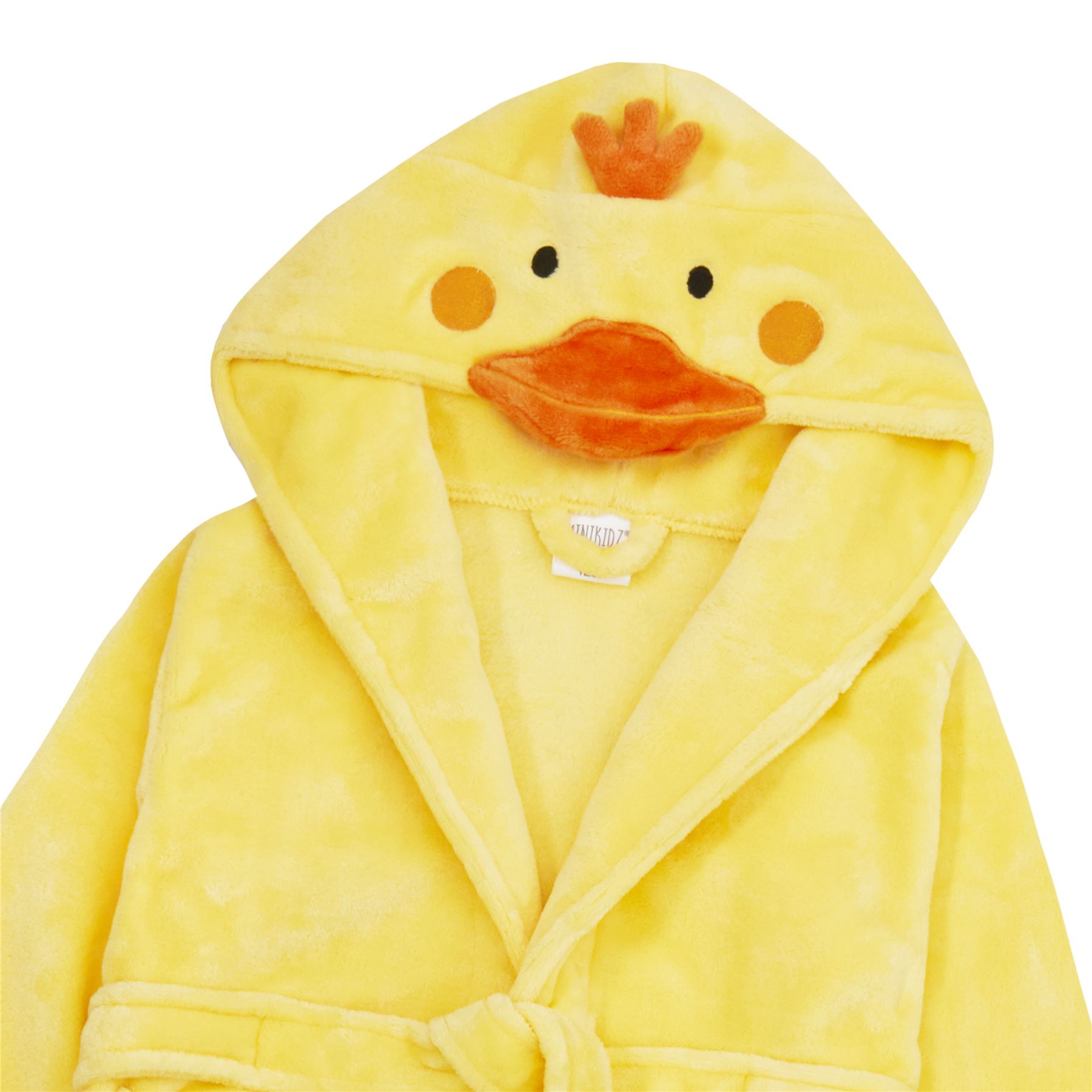 Girls Fleece Robe Kids Childrens Novelty Soft Hooded Character Dressing Gown - Picture 7 of 60