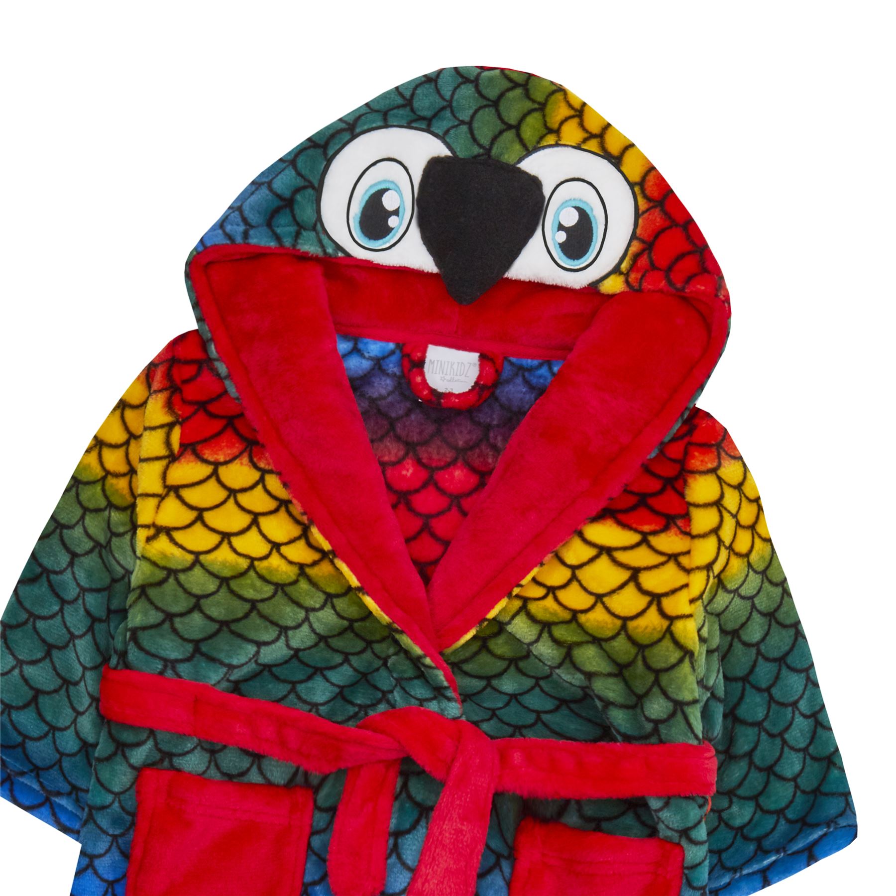 Undercover Dressing Gown Boys Fleece Kids Novelty Soft Hooded Character