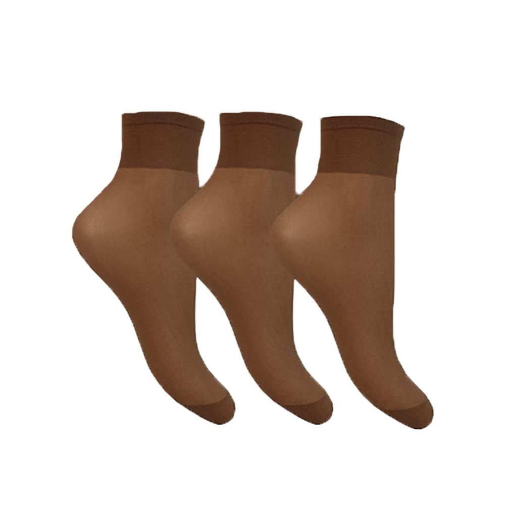 Joanna Gray Comfort Top Anklets 15 Denier Sheer Ankle Pop Sock Hosiery (9 PAIRS) - Picture 18 of 18