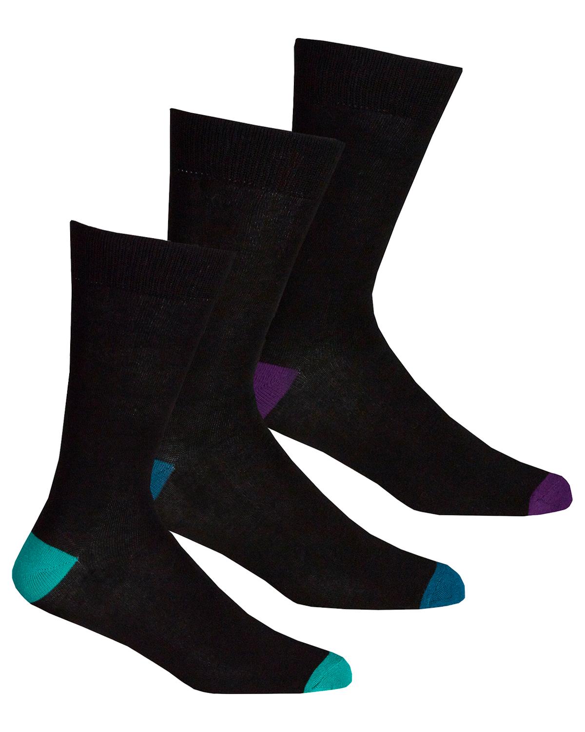 Bamboo Dress Socks Mens Breathable Antibacterial Mid Calf Sock (6 or 12 Pairs) - Picture 11 of 49