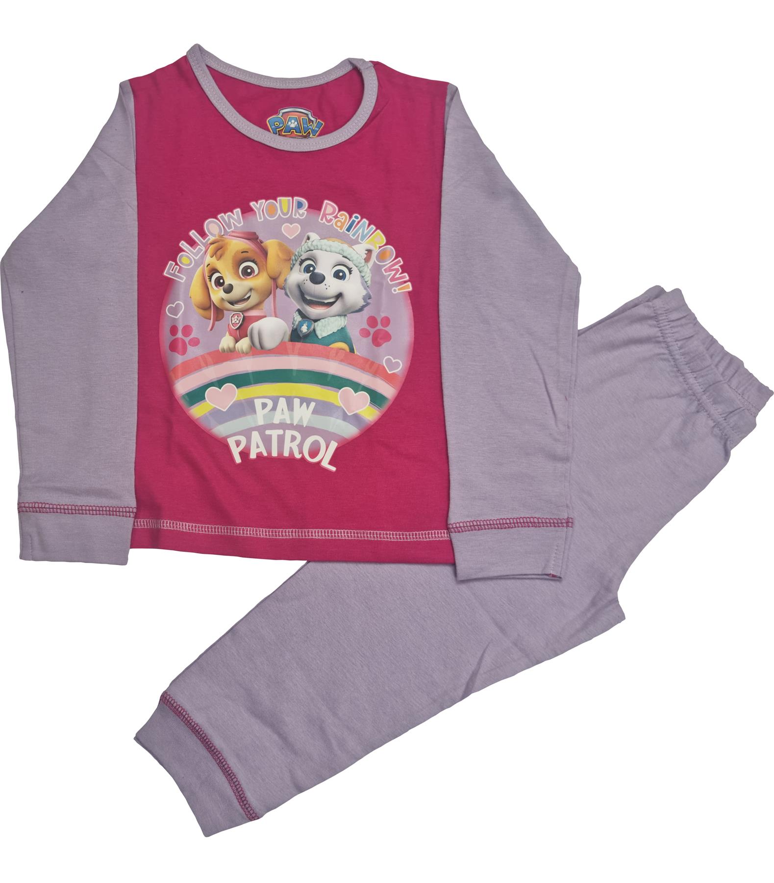 Girls Character Pajamas Kids Novelty Disney Nickelodeon Official Licensed Pajama - Picture 24 of 37