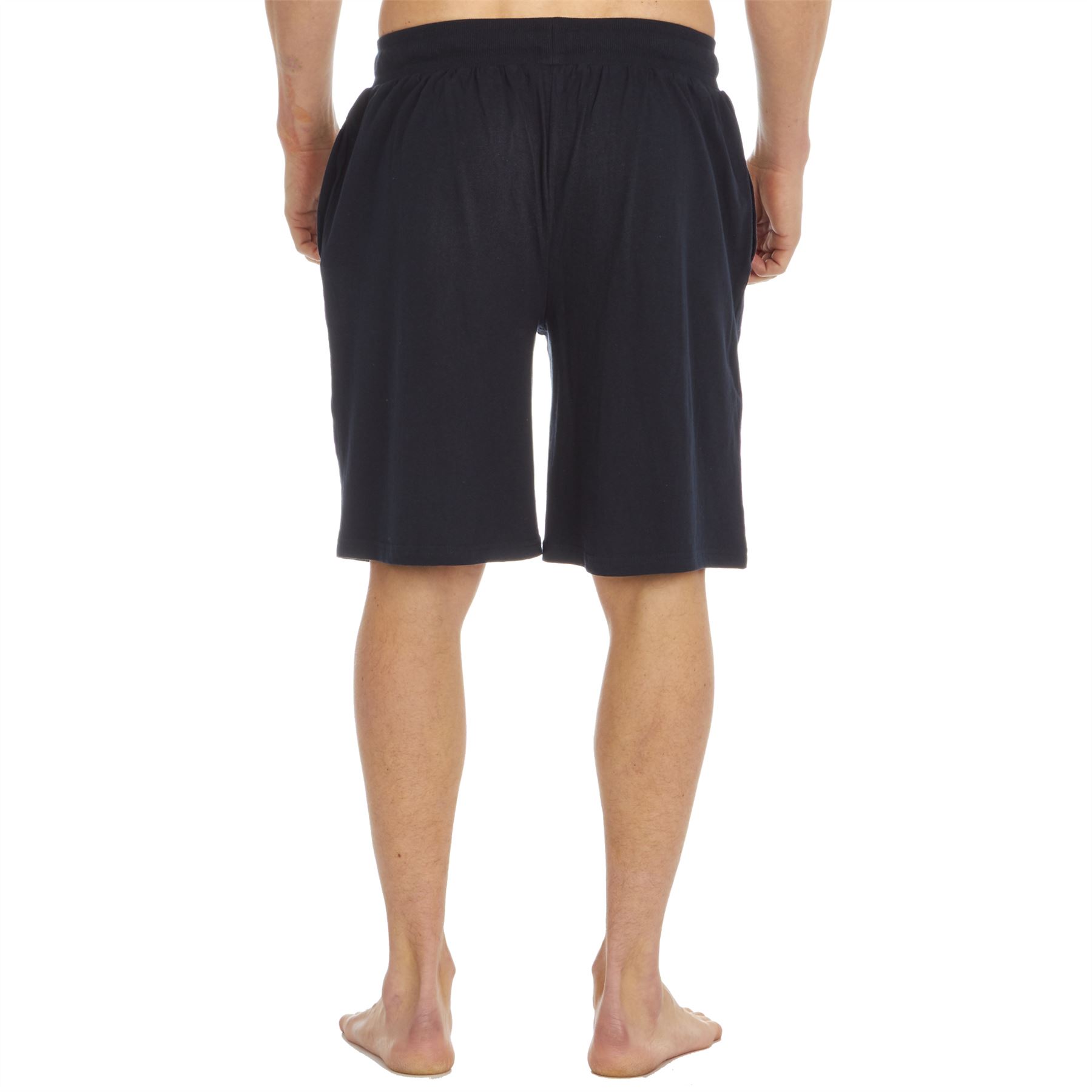 Mens Lounge Shorts 100% Jersey Cotton Casual Loose Short Lounging Pants Bottoms - Picture 11 of 12
