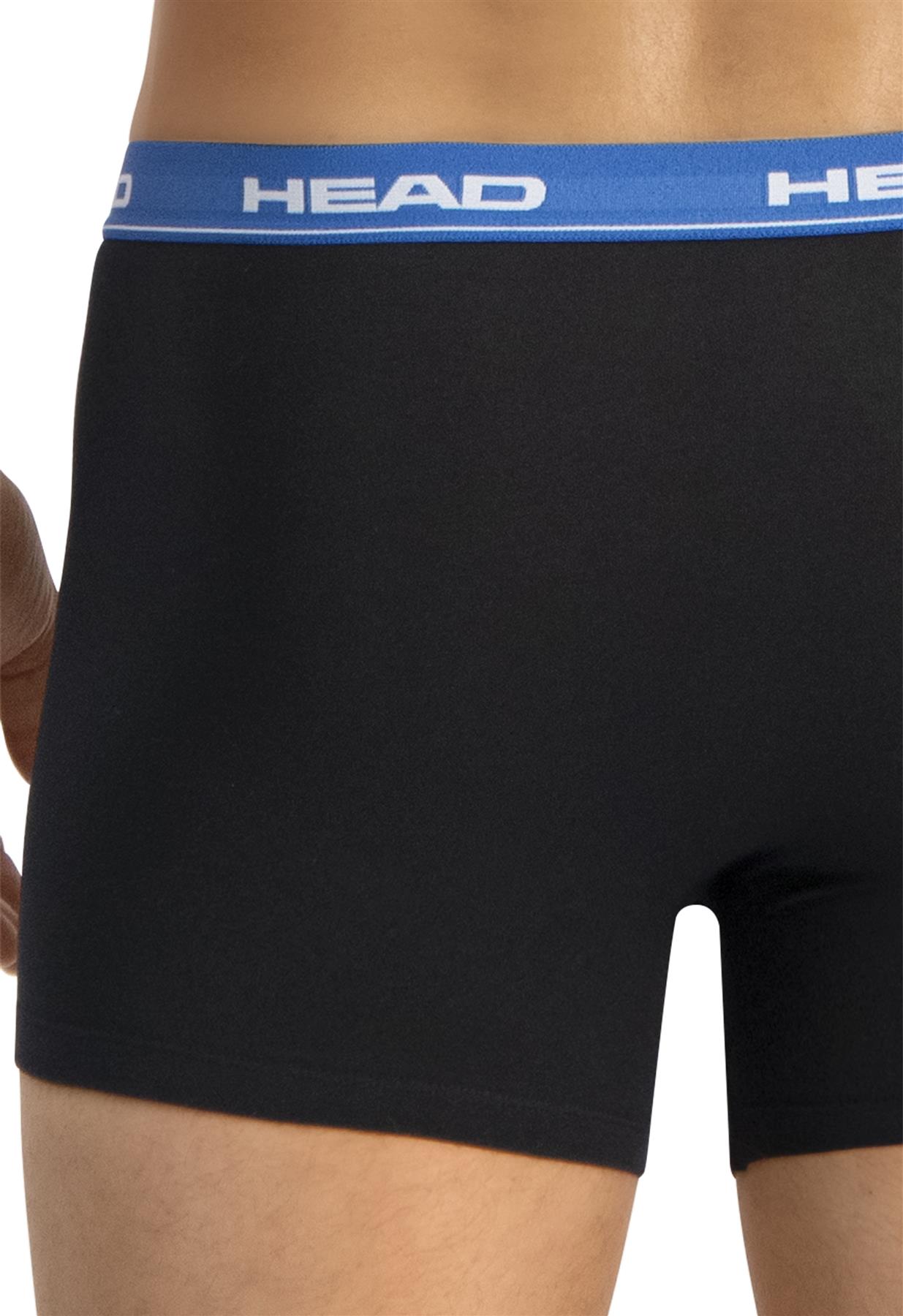 HEAD Boxer Shorts Mens Cotton Stretch Athletic Fit Boxers Underwear (2 PACK) - Picture 20 of 20