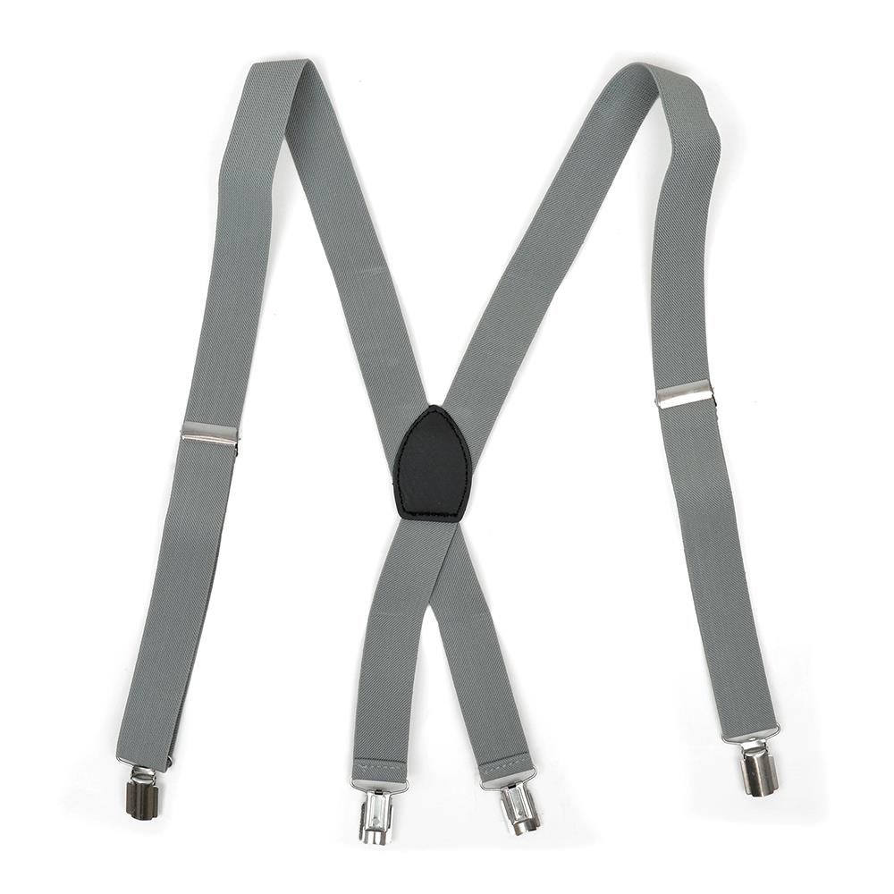 35mm Adjustable Braces Suspenders One Size Black/Navy/Wine/Grey