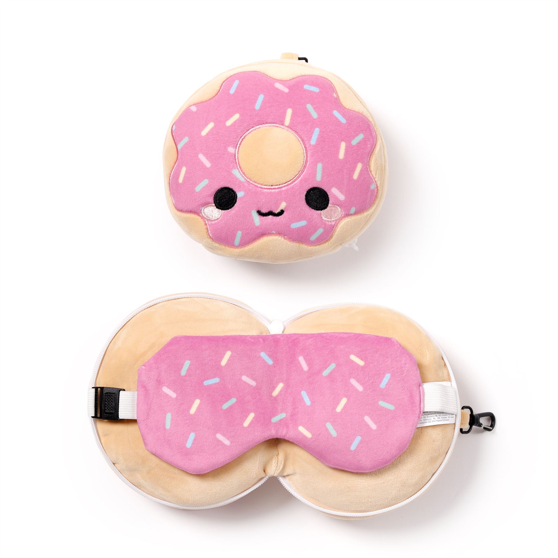 Character Plush Travel Pillow & Sleep Eye Mask - Picture 7 of 78