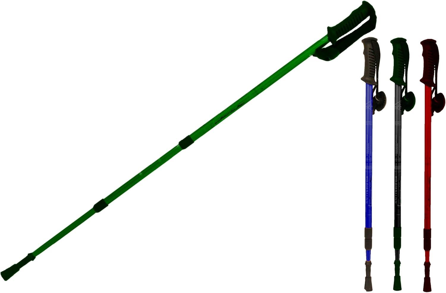 Out There Hiking/Trekking Walking Pole – Telescopic Anti-Shock, Random Colour