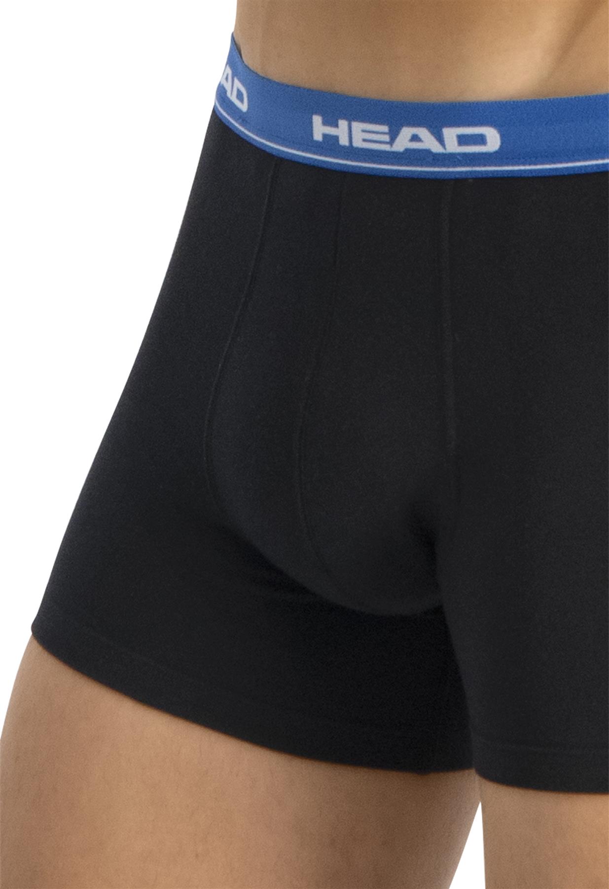 HEAD Boxer Shorts Mens Cotton Stretch Athletic Fit Boxers Underwear (2 PACK) - Picture 19 of 20
