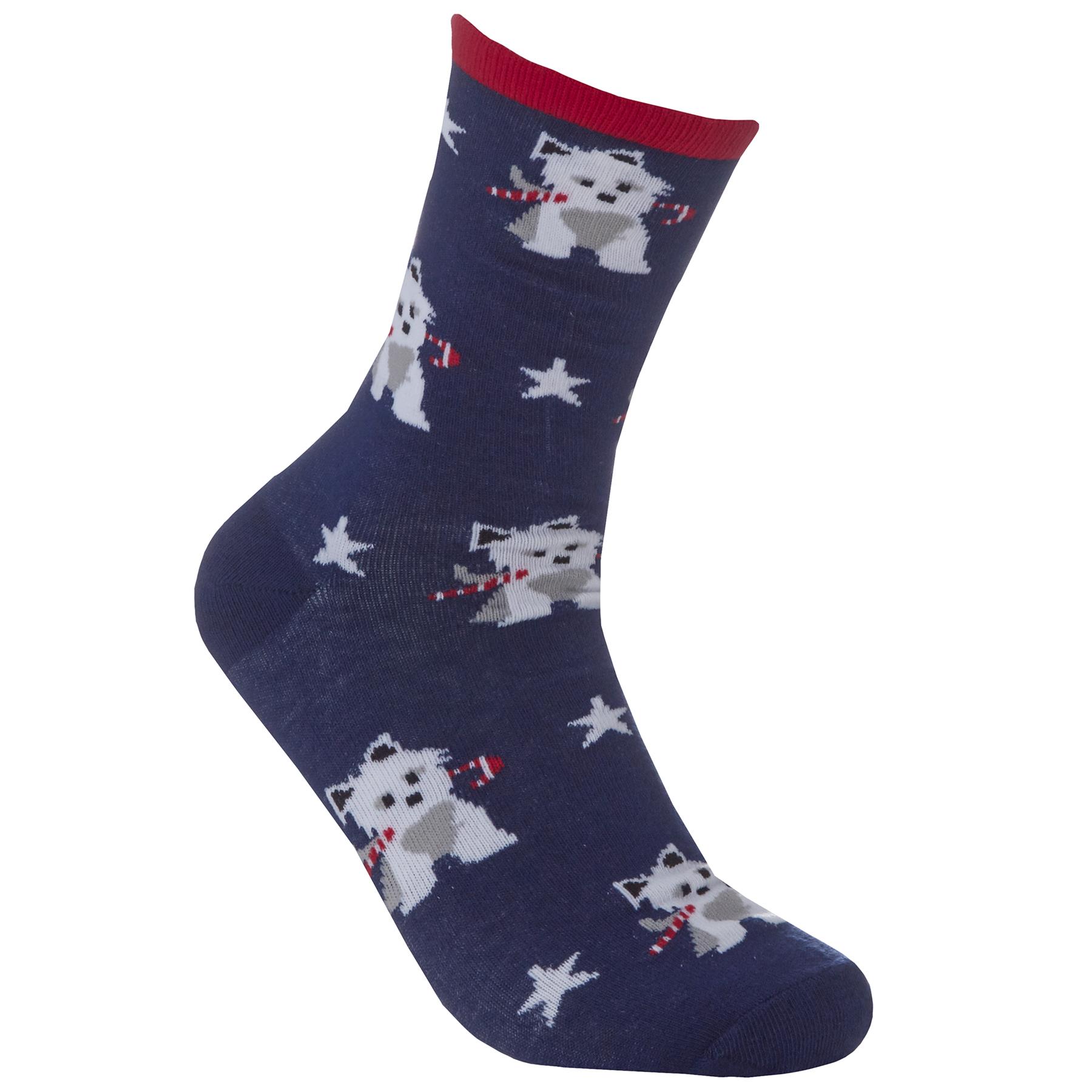 Family Christmas Socks Babies Kids Adults Cotton Rich Novelty Xmas Sock 6 Pair - Picture 16 of 35