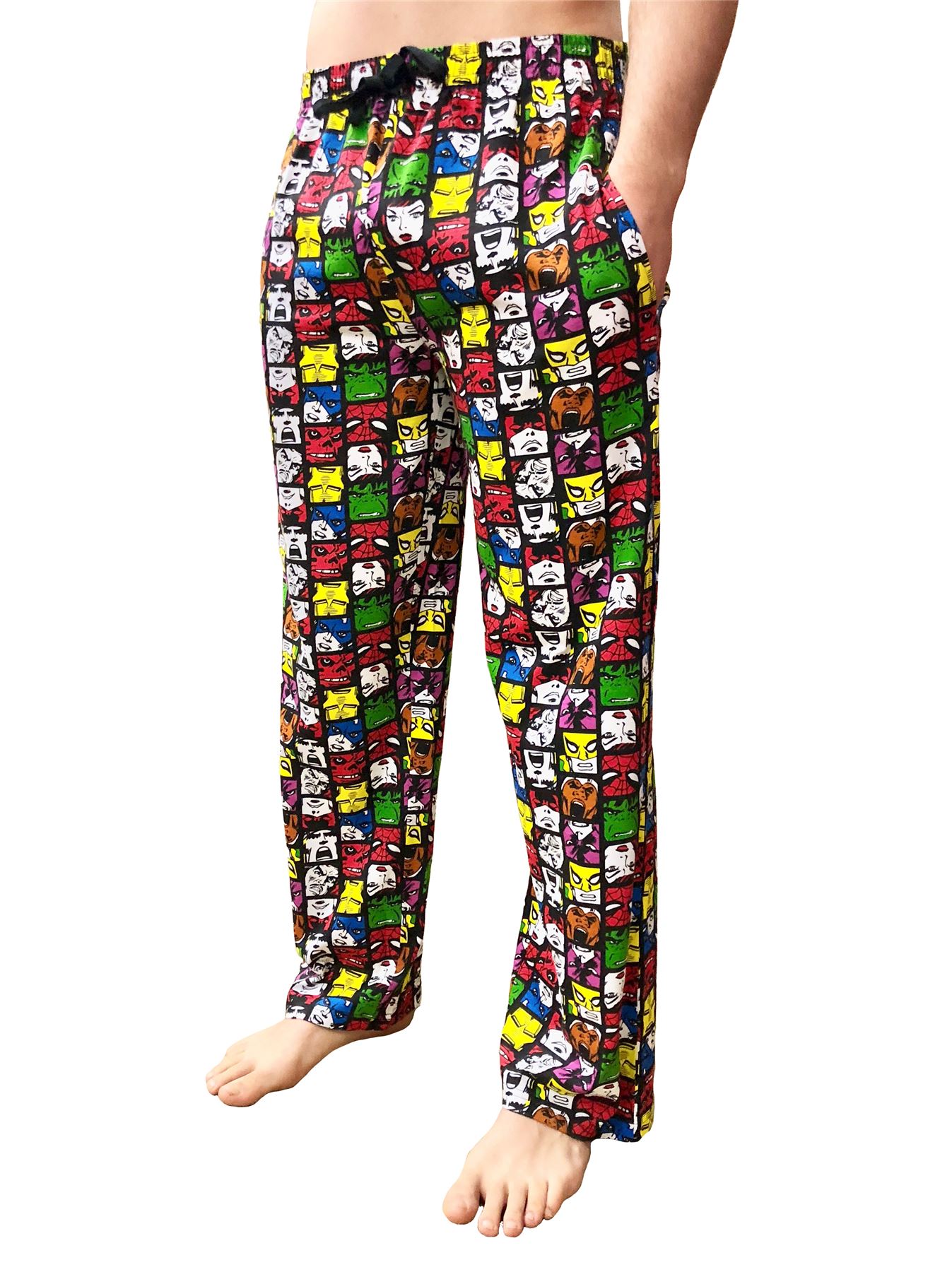 Mens Sleepy Joe Disney Character Cotton Lounge Pyjama Pants Marvel Star
