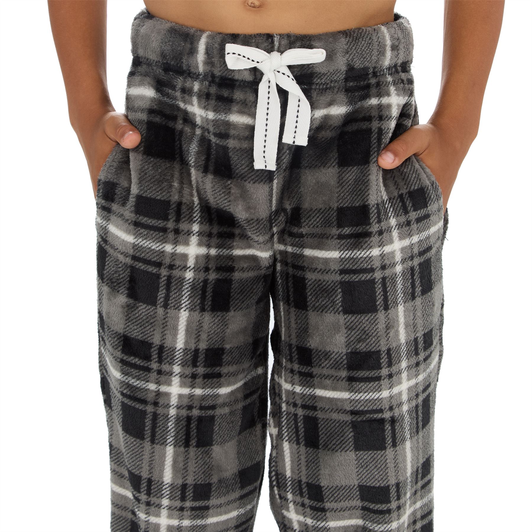 Boys Fleece Lounge Pants Kids Soft Handle Loose Leg Pyjama Bottoms PJs Nightwear - Picture 12 of 18