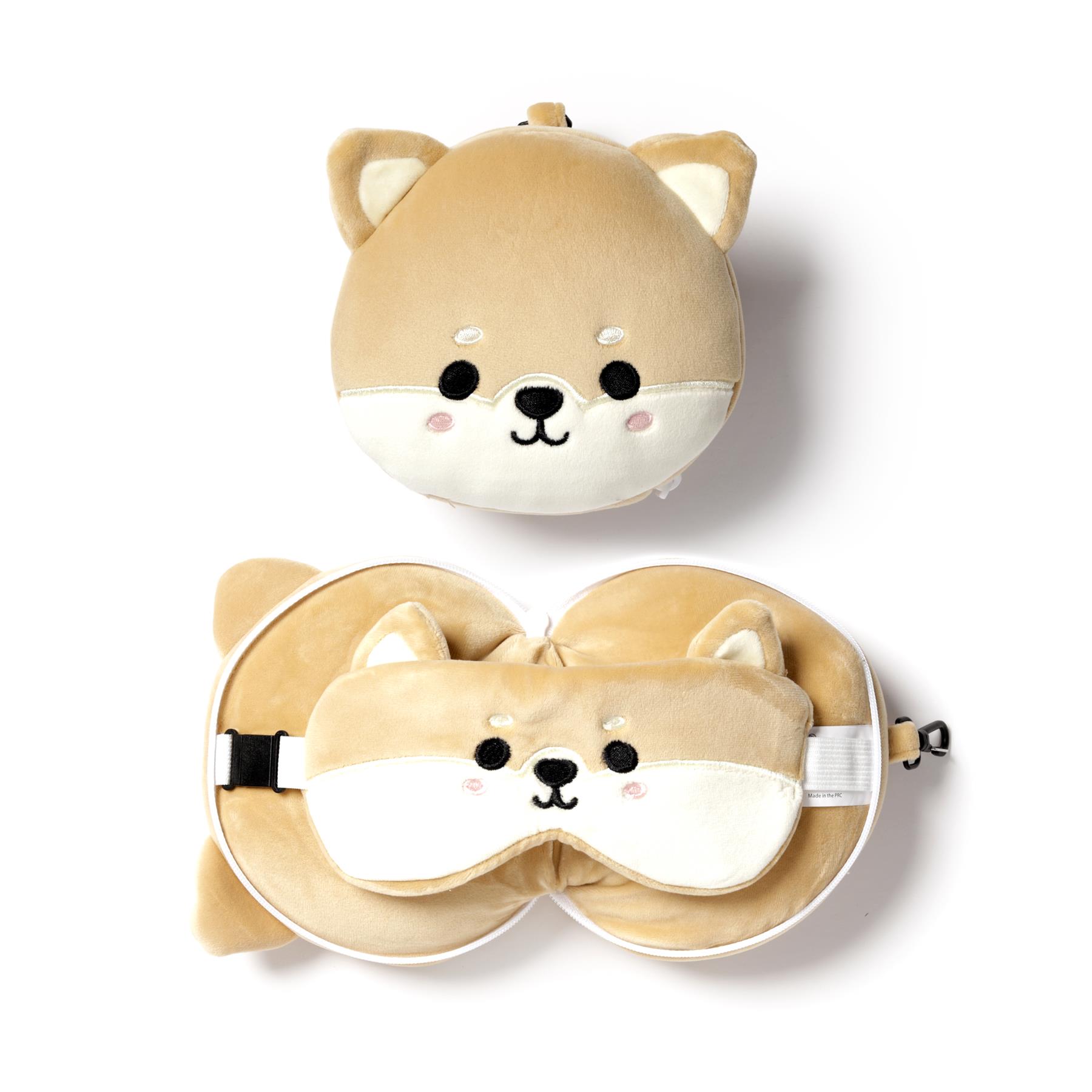 Character Plush Travel Pillow & Sleep Eye Mask - Picture 64 of 78