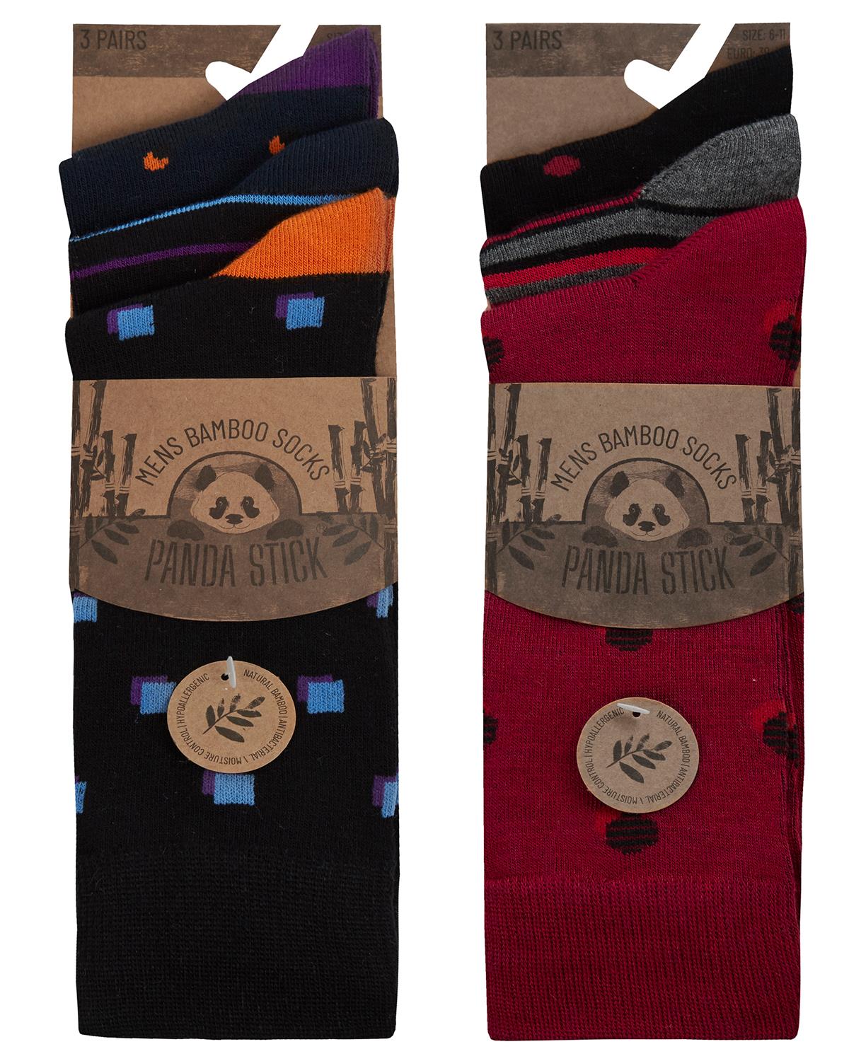 Bamboo Dress Socks Mens Breathable Antibacterial Mid Calf Sock (6 or 12 Pairs) - Picture 45 of 49