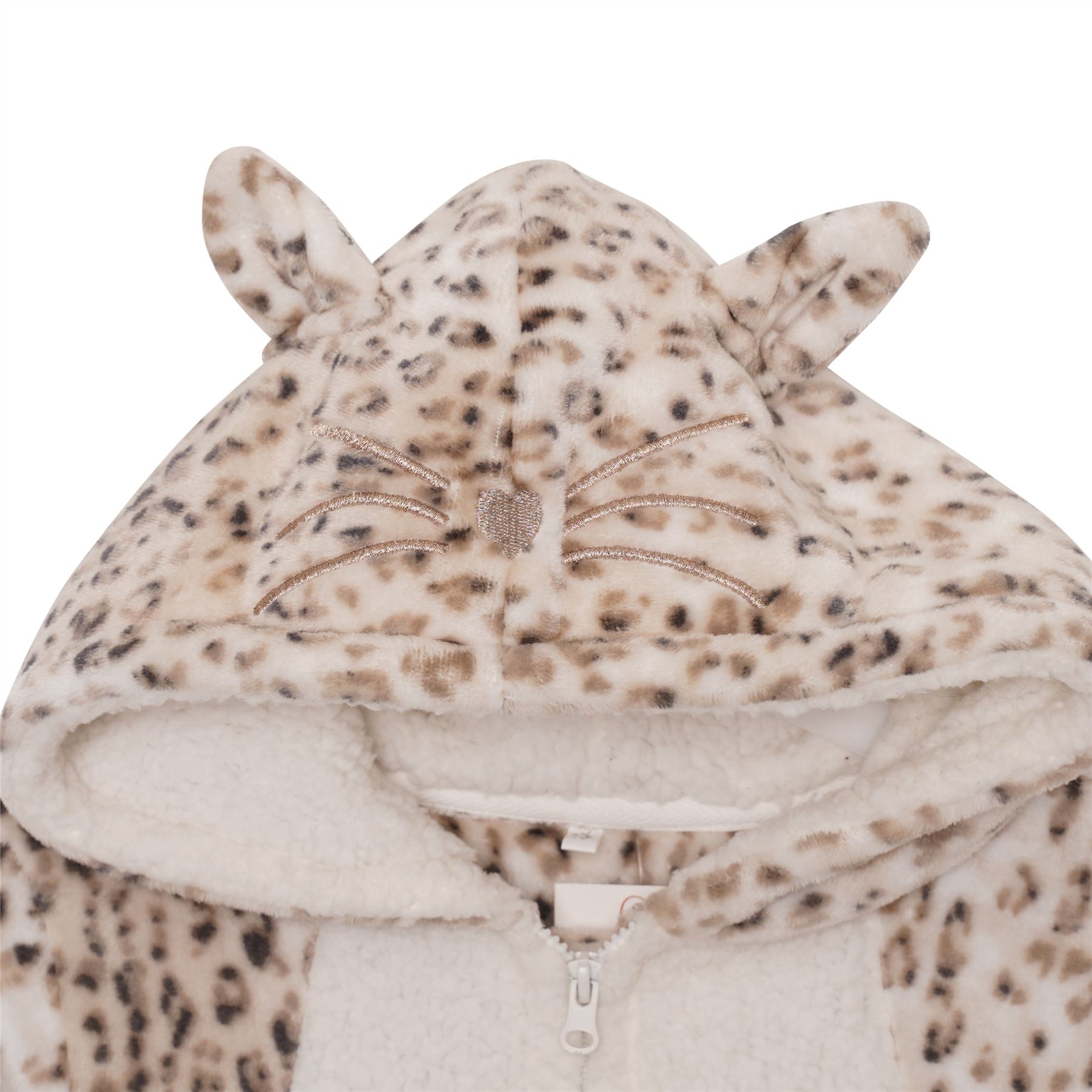 Kids Novelty Animal 1Onezie Soft Coral Fleece 3D All in One Sleepsuit with Hood - Picture 40 of 88