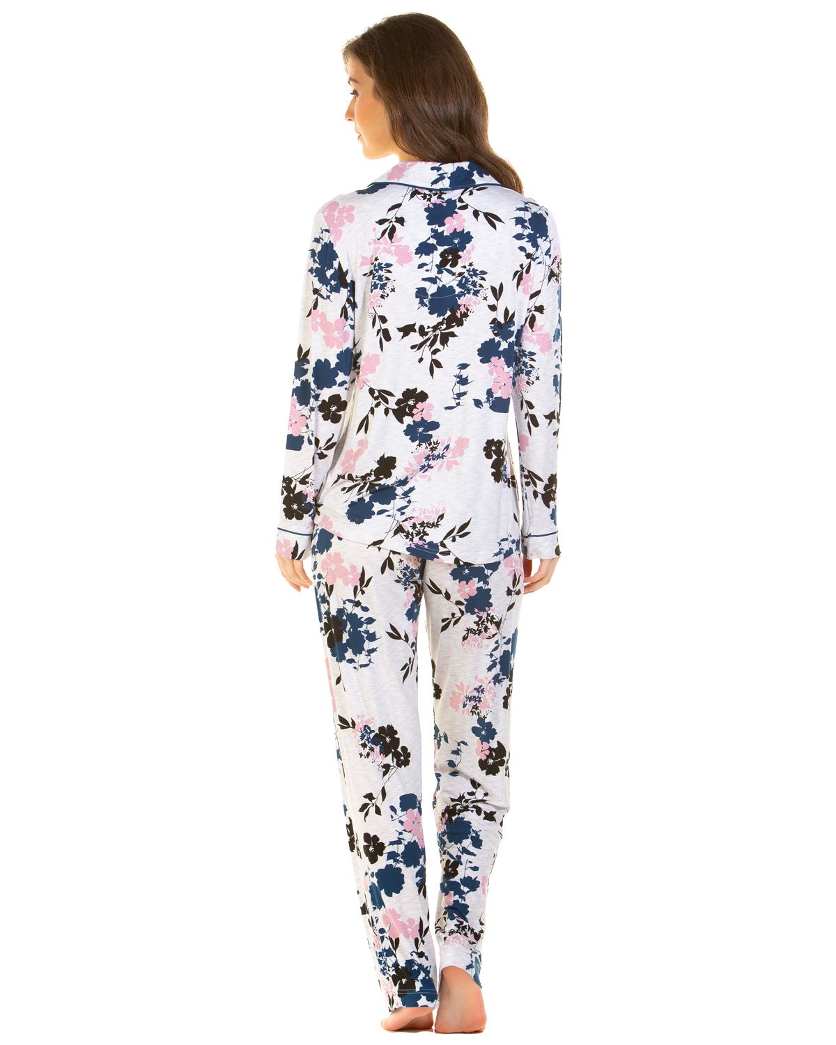 Conjunto de pijama de encaje de bambú hipoalergénico transpirable con botones La Marquise - Imagen 5 de 9