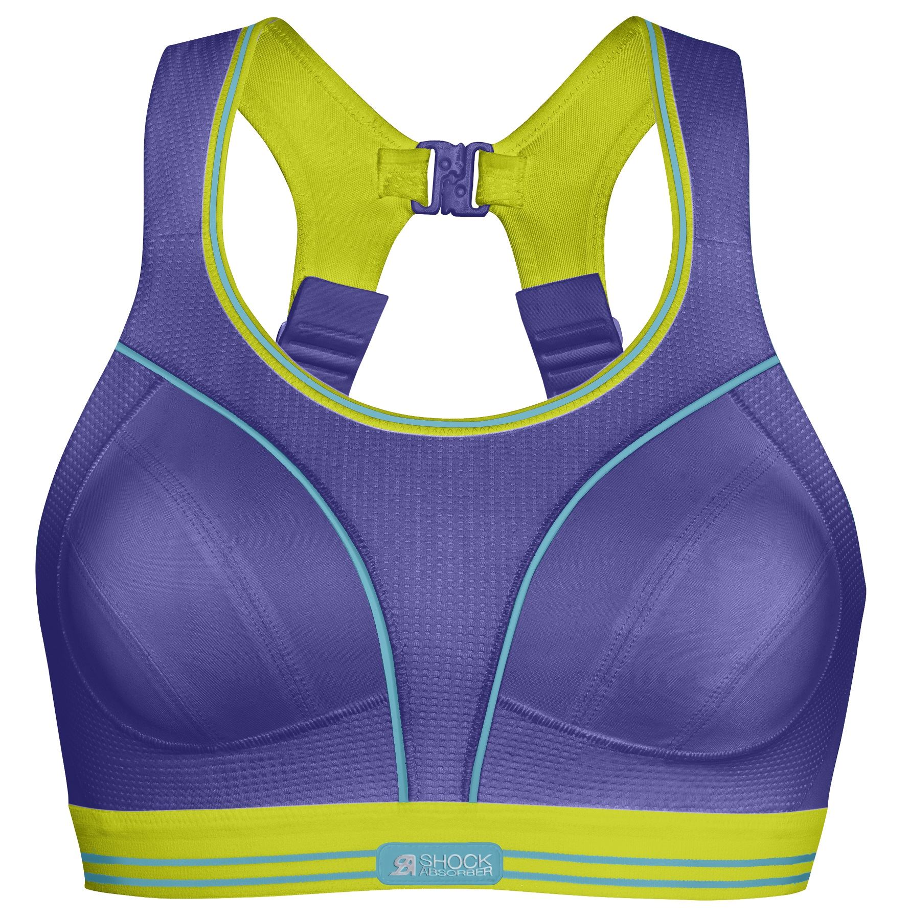 Shock Absorber Ultimate Run Sports Bra Top S5044 Black Silver