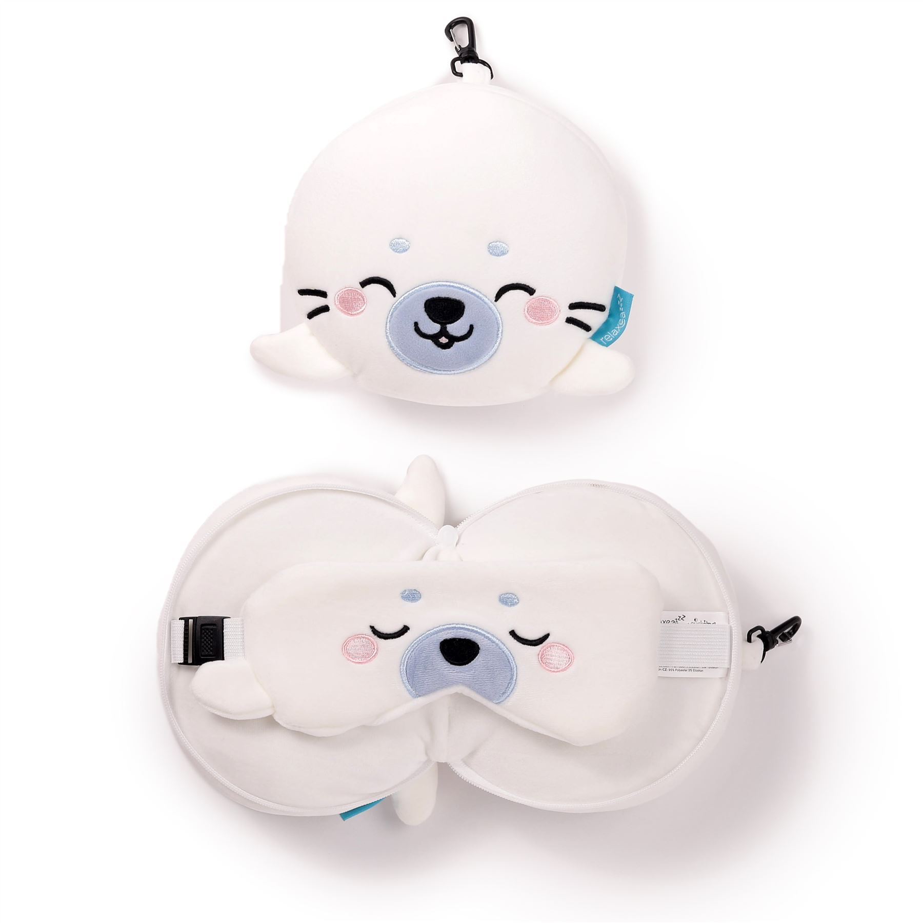 Character Plush Travel Pillow & Sleep Eye Mask - Picture 16 of 78