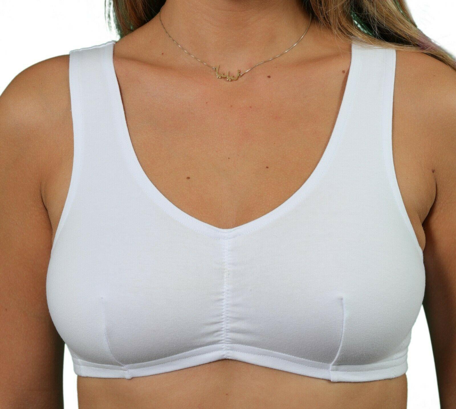 Pullover Cotton Stretch Bra Ladies Wireless Wide Strap Soft Multi Cup Bra B-DD
