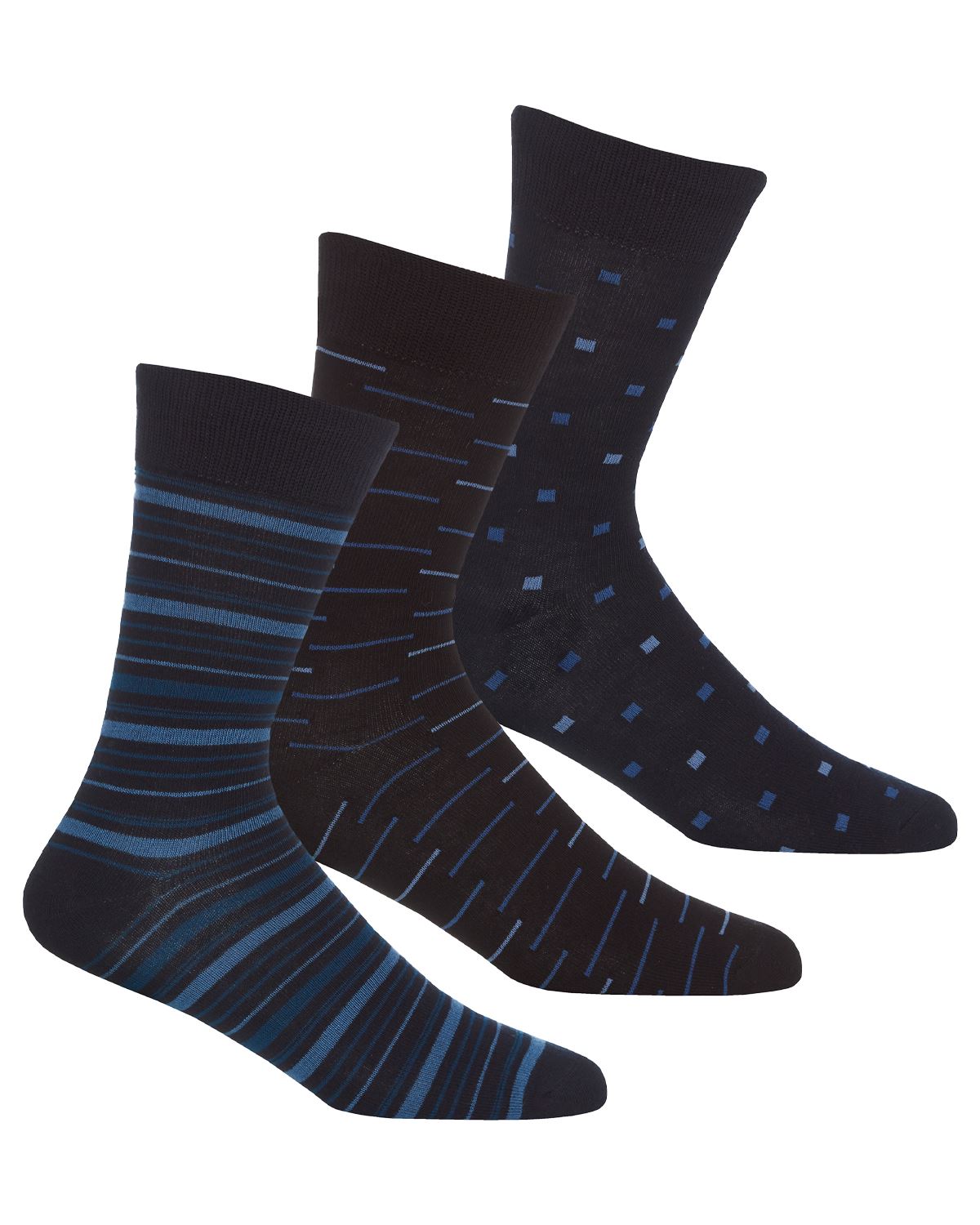Bamboo Dress Socks Mens Breathable Antibacterial Mid Calf Sock (6 or 12 Pairs) - Picture 20 of 49