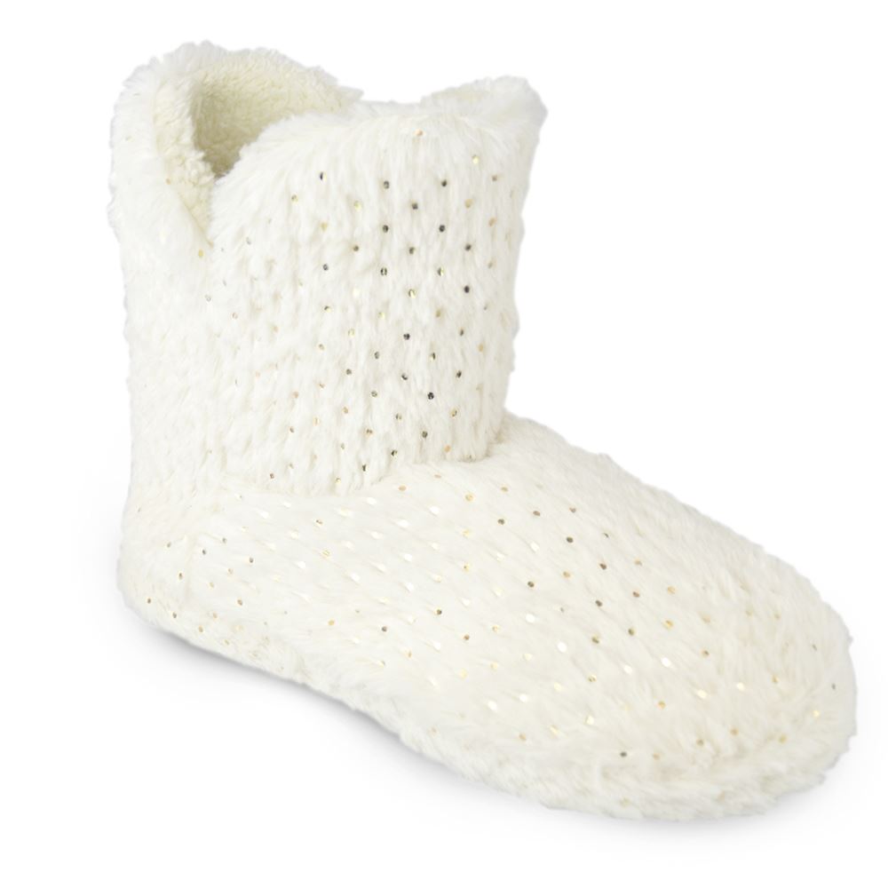 Ladies Soft Warm Comfy Fleece Lined Bootie Boot House Slippers UK Size