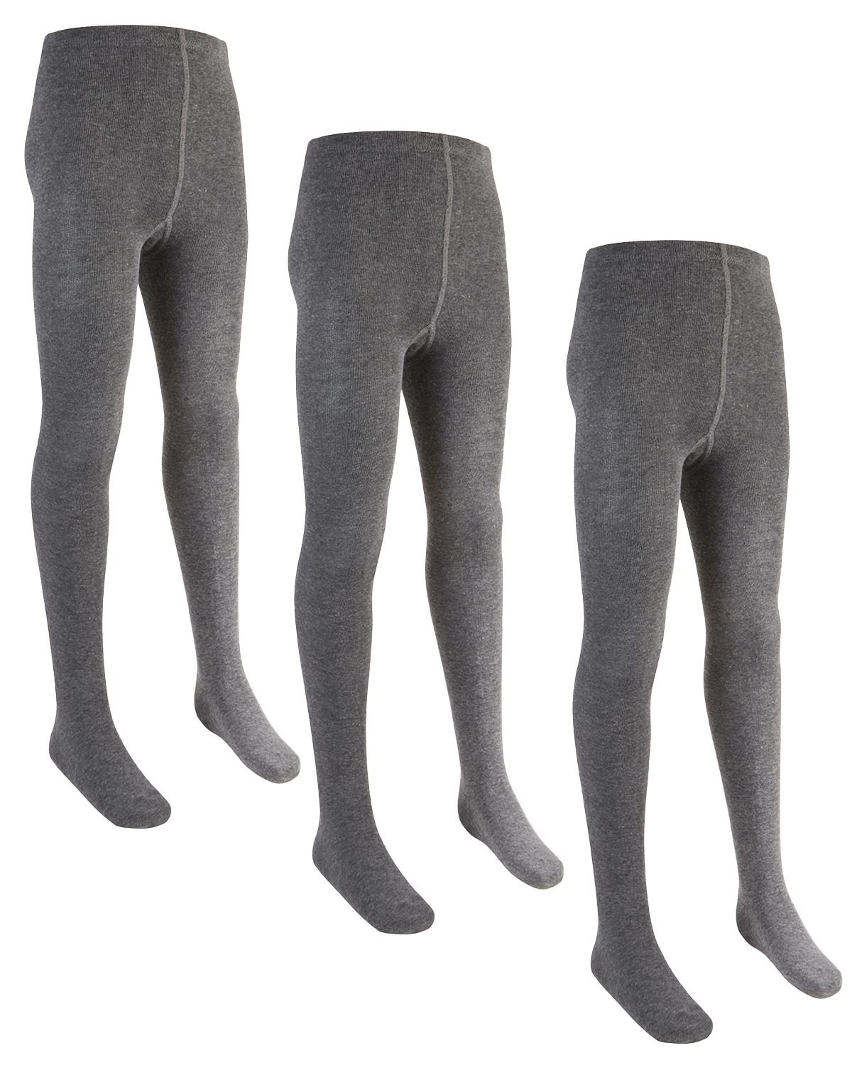 Girls Bamboo Tights Kids Everyday Breathable Hypoallergenic School Tight 3 Pack - Picture 5 of 7