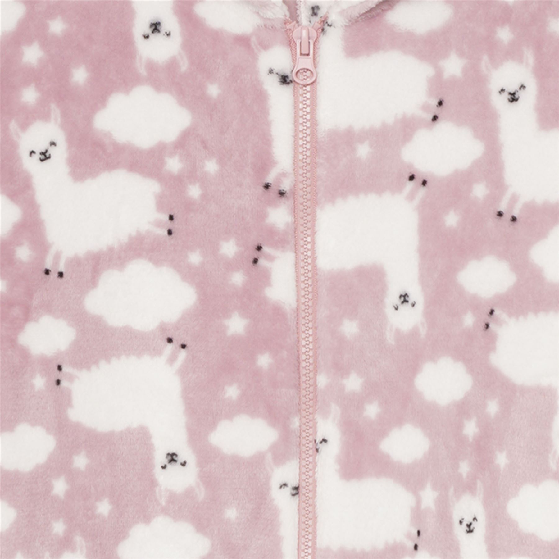 Kids Novelty Animal 1Onezie Soft Coral Fleece 3D All in One Sleepsuit with Hood - Picture 50 of 88