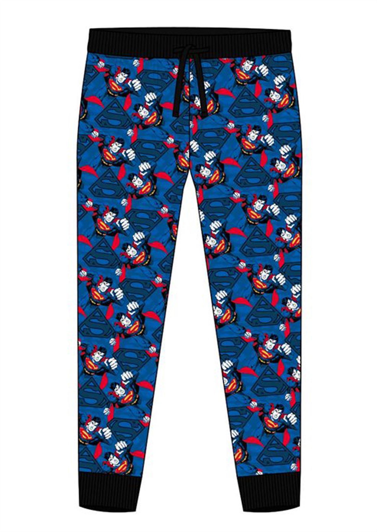 Mens Character Lounge Pyjama Pants Bottoms Marvel Star Wars DC Disney