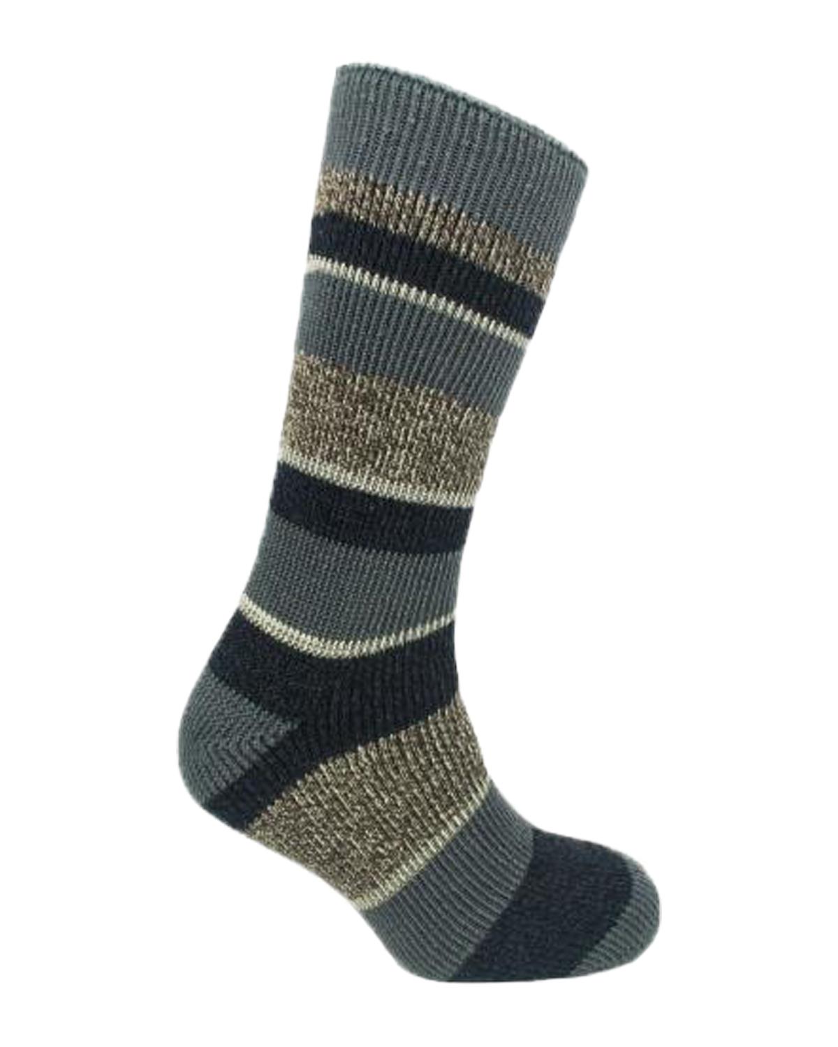 Heat Machine Thermal Socks Mens Thick 2.3 Tog Knitted Winter Warm Boot Sock - Picture 6 of 24