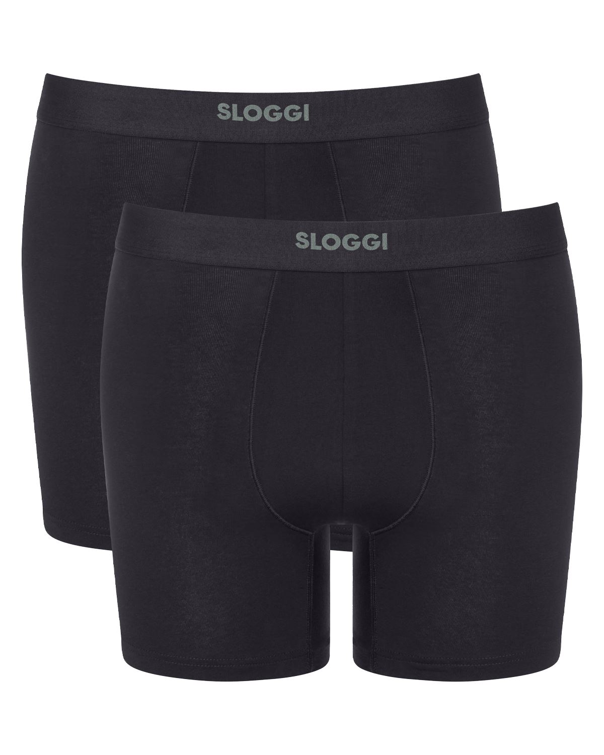 Sloggi Mens 2 Pack EVER Ease Thermoregulating Cotton Blend Boxer Shorts - Picture 6 of 11