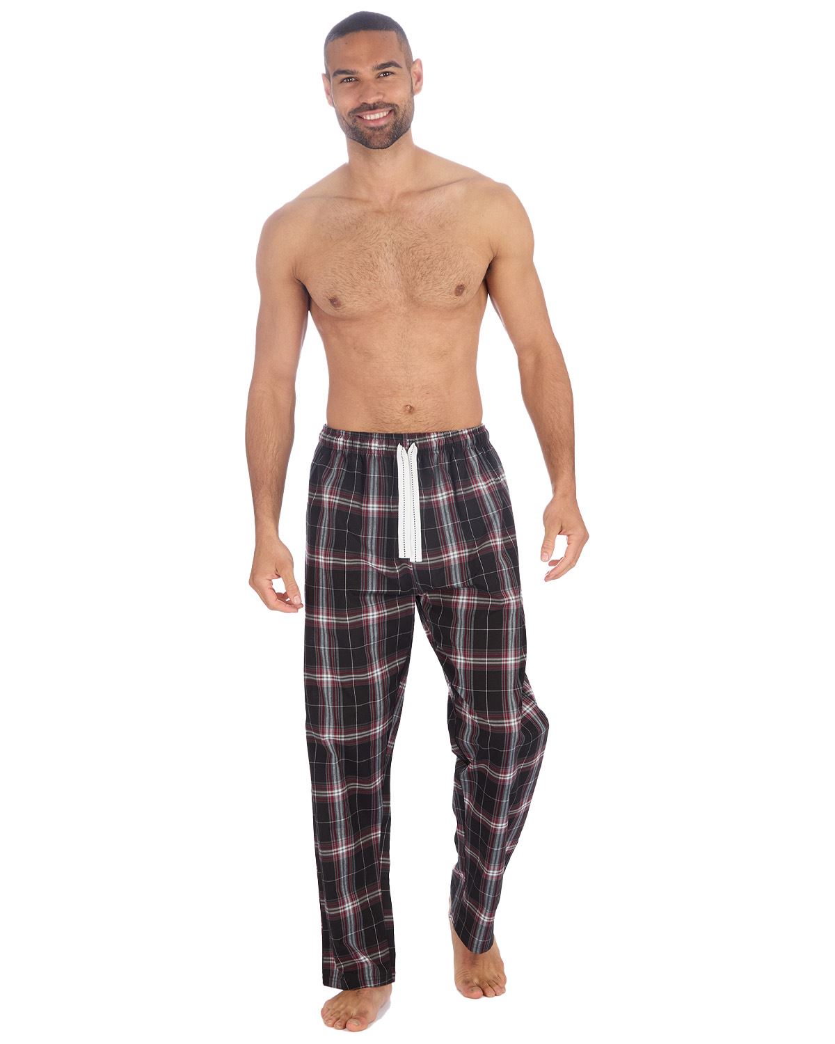 Woven Lounge Pants Mens Lightweight Woven Pyjama Bottoms PJs Nightwear - Picture 11 of 39