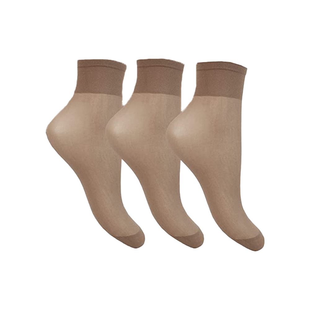 Joanna Gray Comfort Top Anklets 15 Denier Sheer Ankle Pop Sock Hosiery (9 PAIRS) - Picture 14 of 18