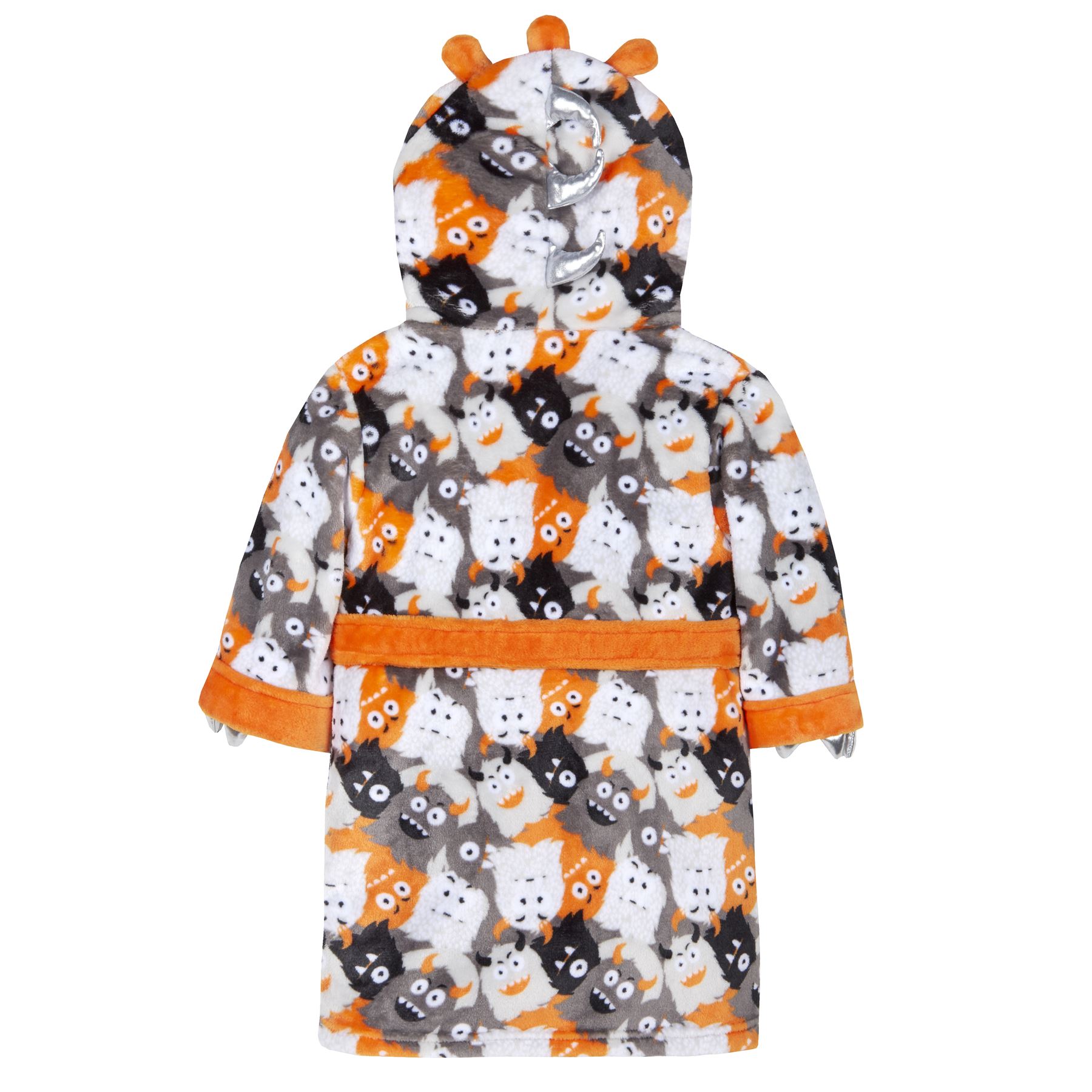 Kids Boys Childrens Novelty Soft Fleece Hooded Fun Character Dressing