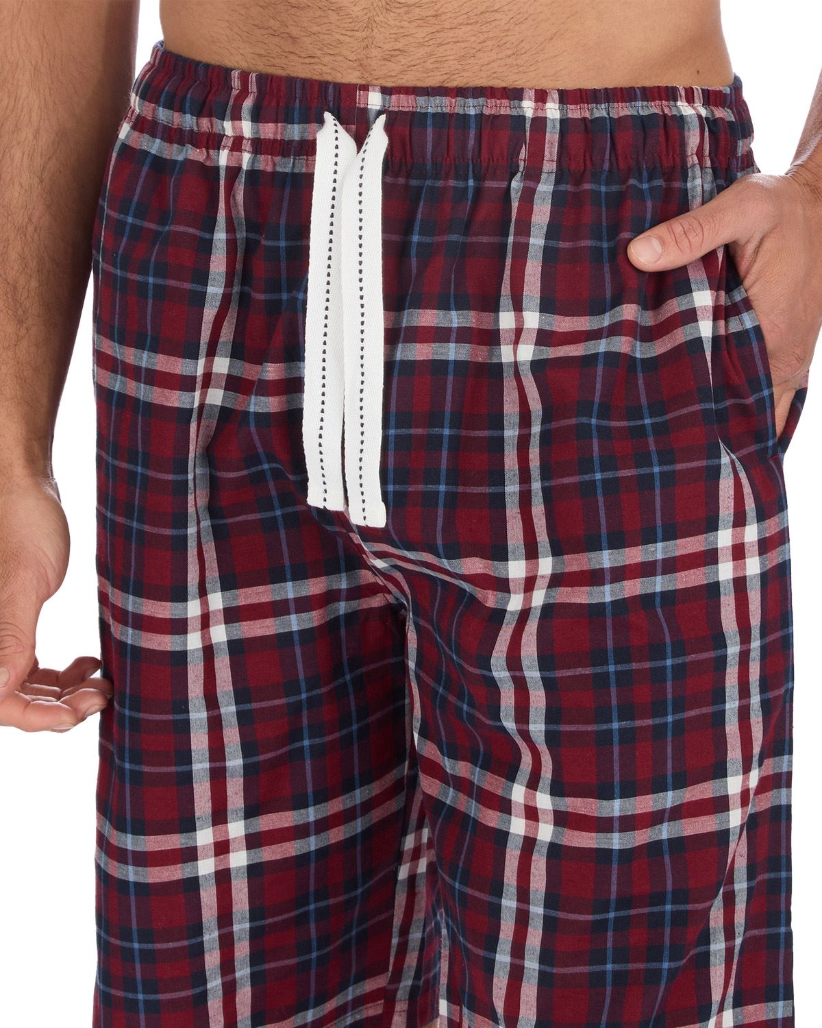 Mens Pyjama Shorts Woven Check Short Pyjamas Bottoms Pants Nightwear - Picture 34 of 35