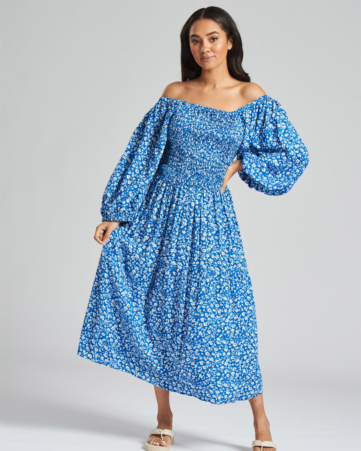 bardot summer midi dress Bardot Marsella Ruffle Midi Dress Ivory