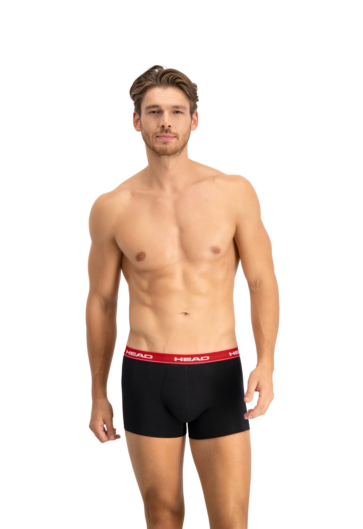 HEAD Boxer Shorts Mens Cotton Stretch Athletic Fit Boxers Underwear (2 PACK) - Picture 17 of 20